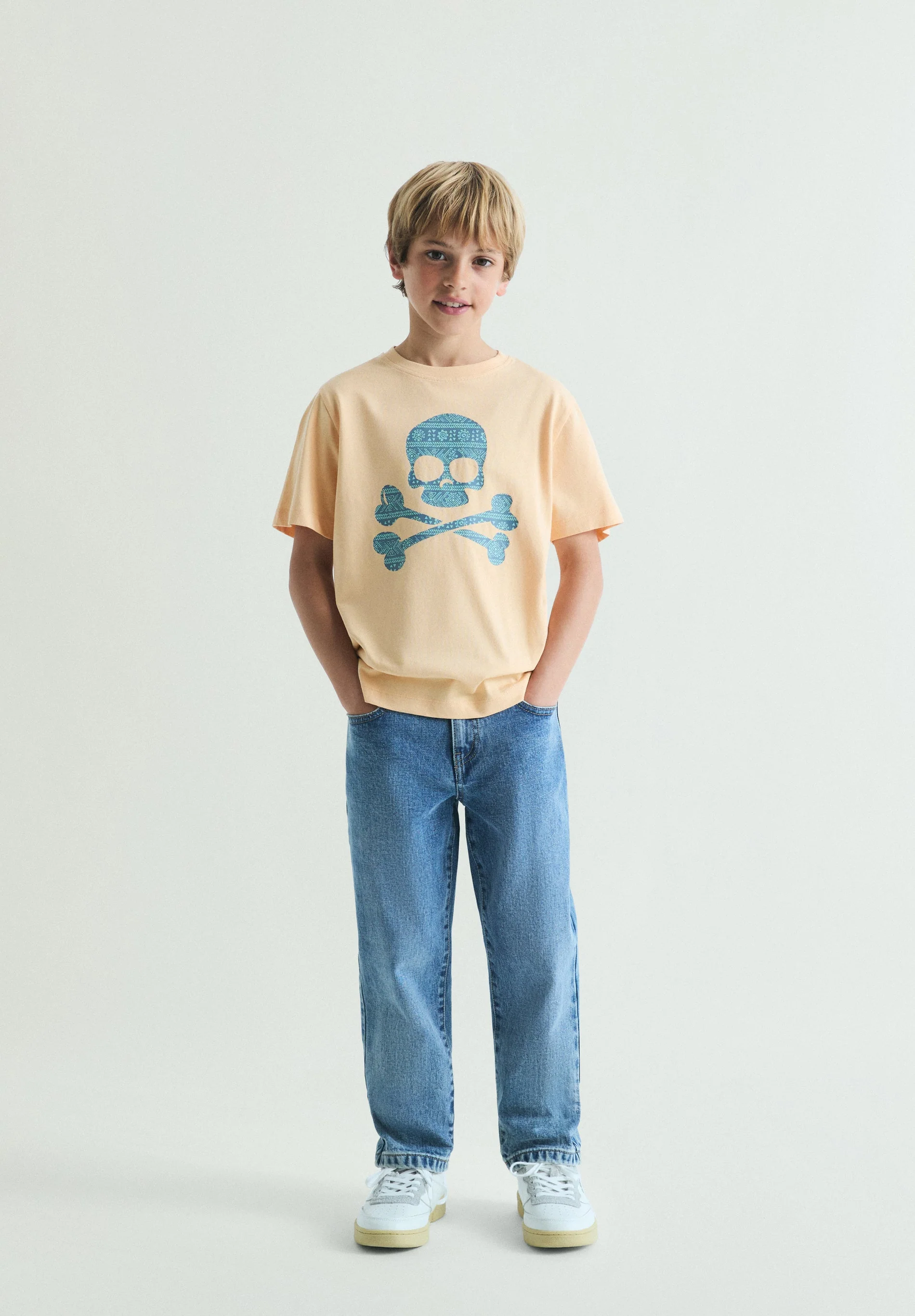 PRINTED SKULL T-SHIRT - Image 2