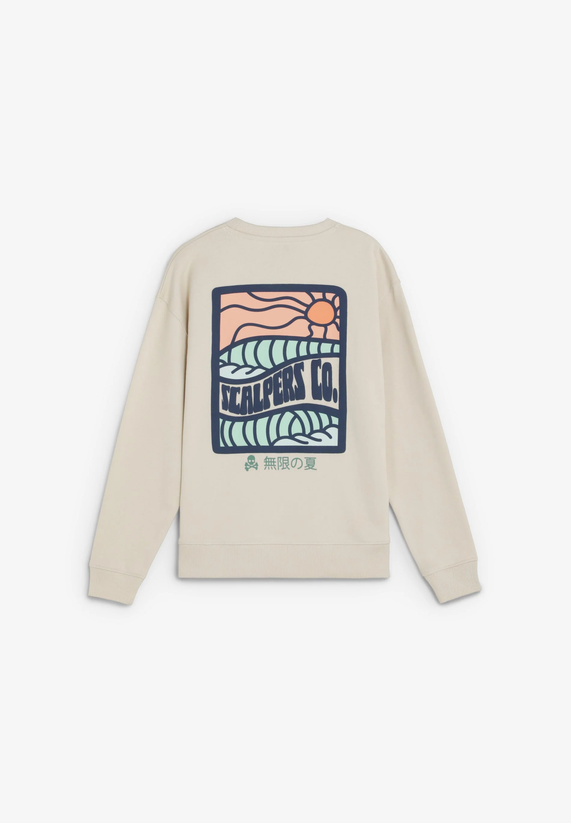 SWEATSHIRT WITH BACK PRINT AND POCKET - Image 8