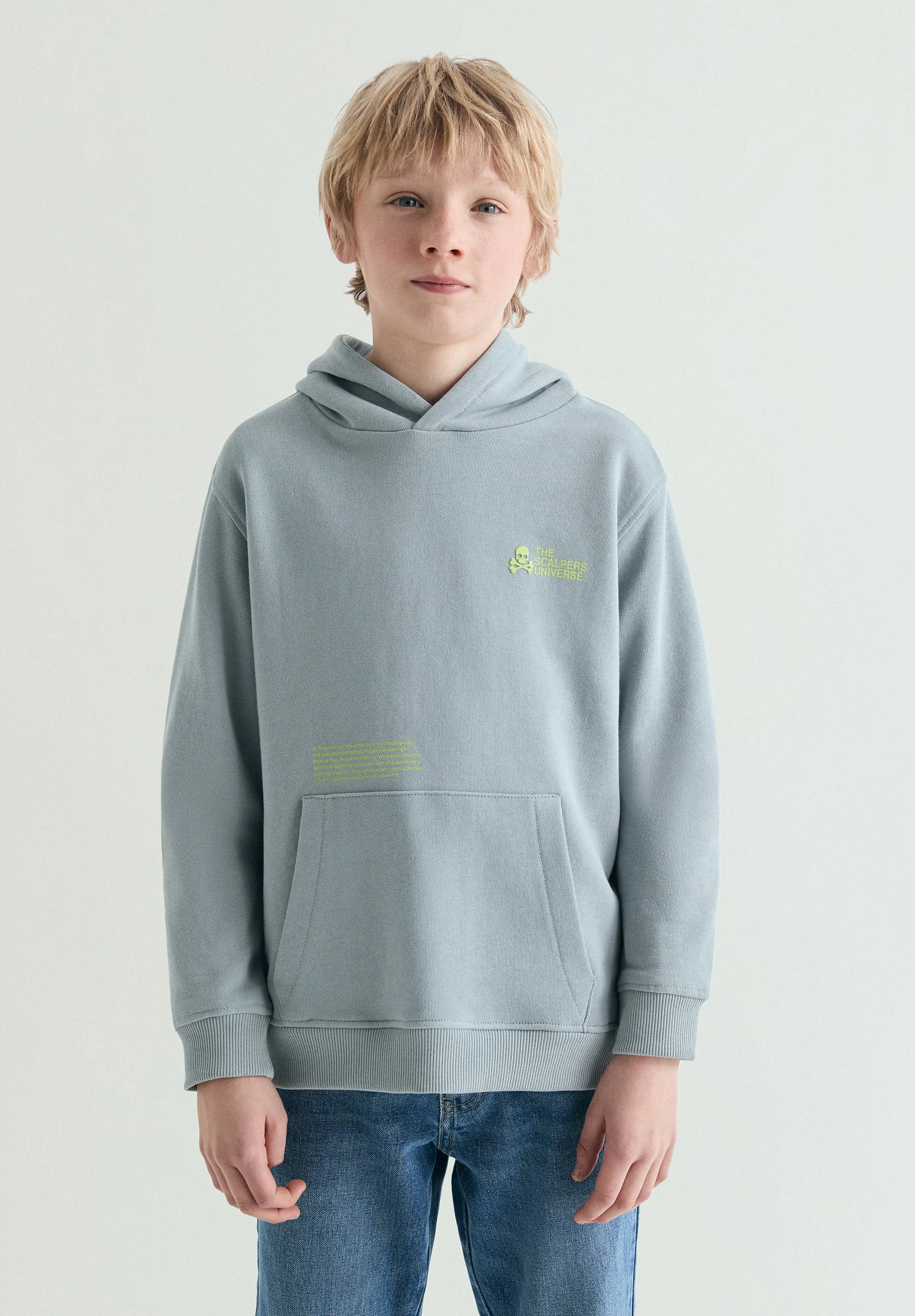 SKULL PRINT HOODIE - Image 2