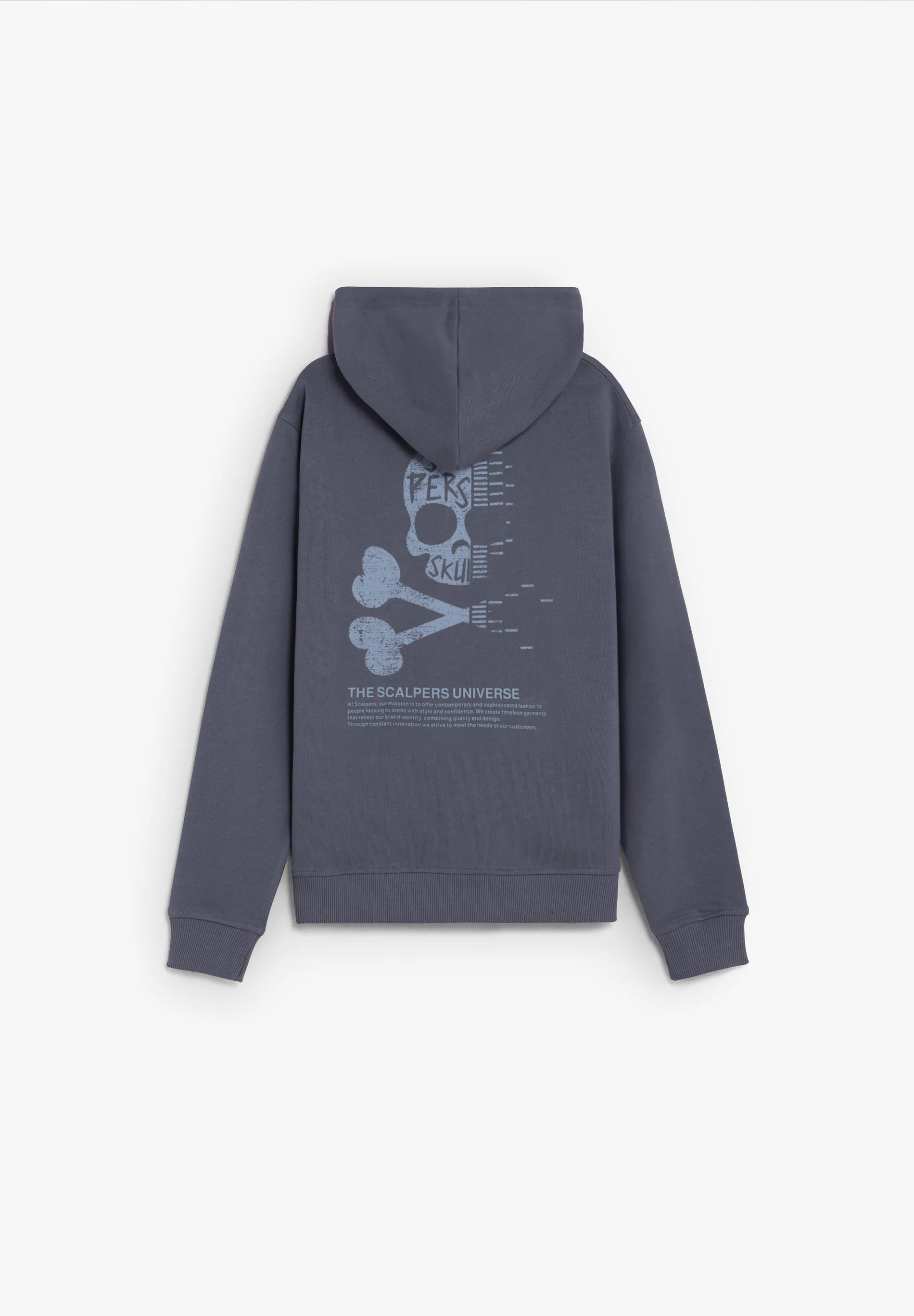 SKULL PRINT HOODIE