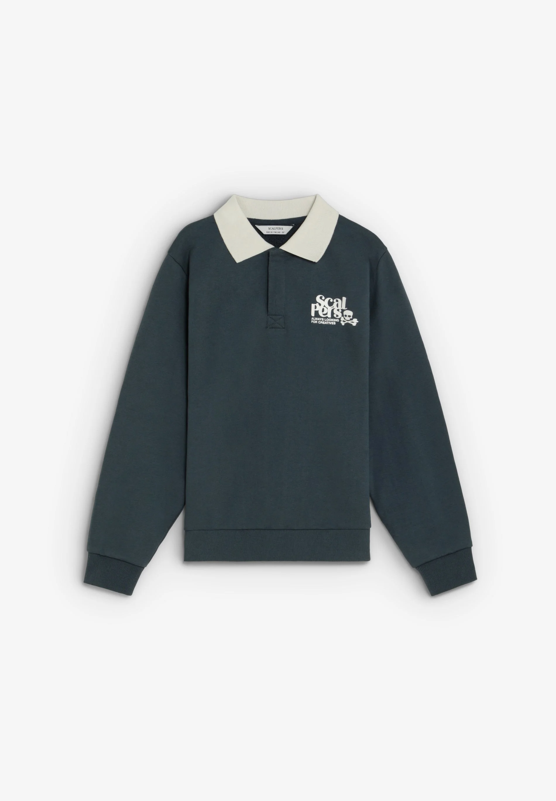 POLO SHIRT-STYLE SWEATSHIRT. - Image 7