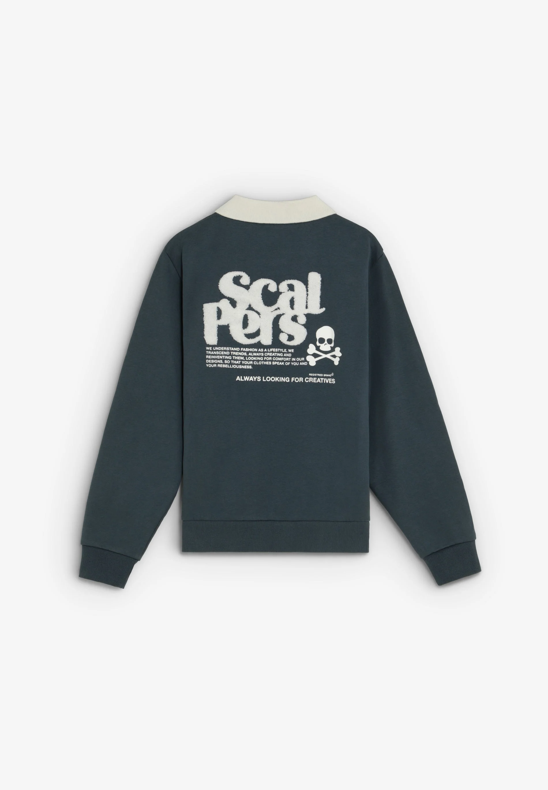 POLO SHIRT-STYLE SWEATSHIRT. - Image 8