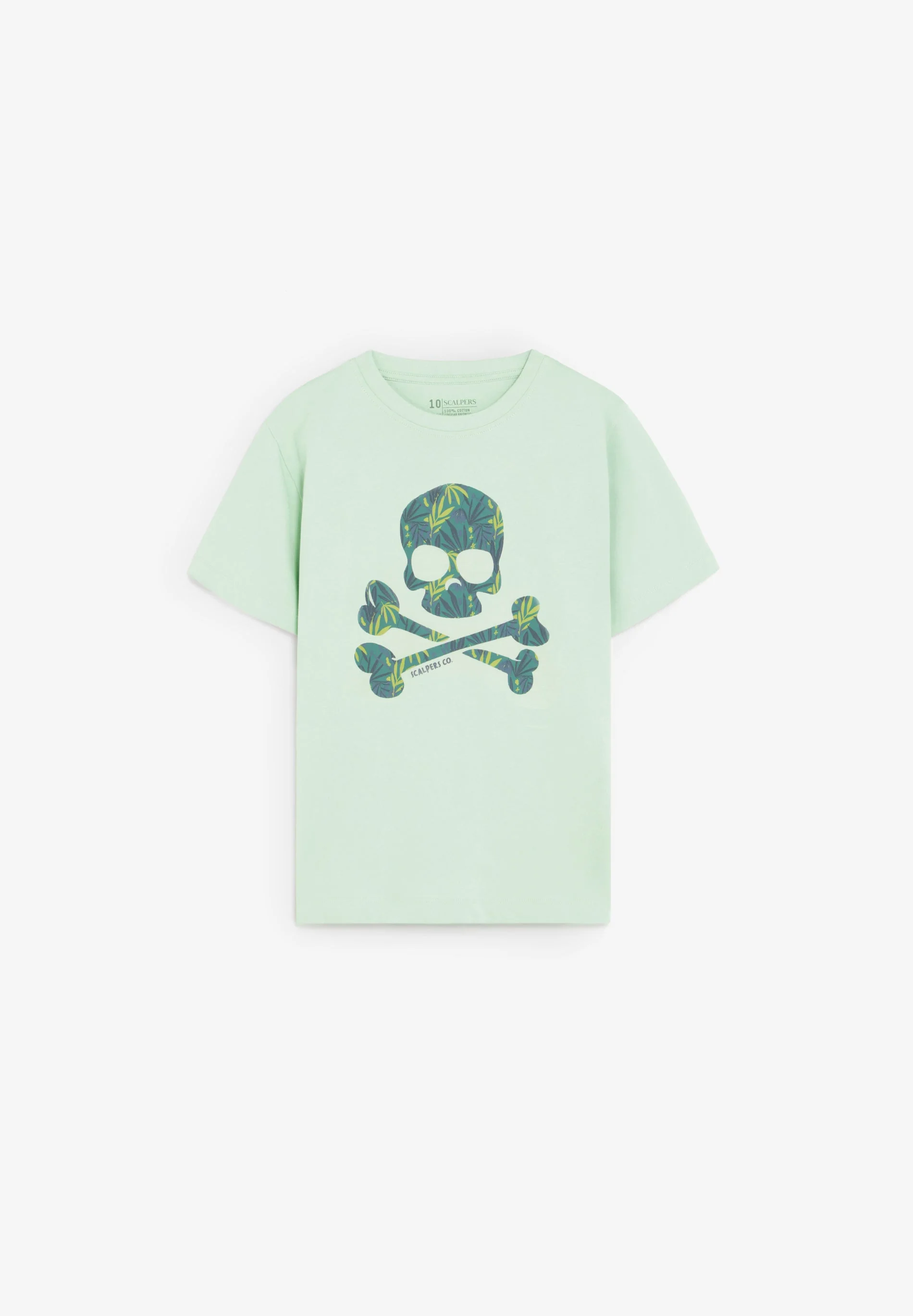 TROPICAL SKULL PRINT T-SHIRT - Image 5