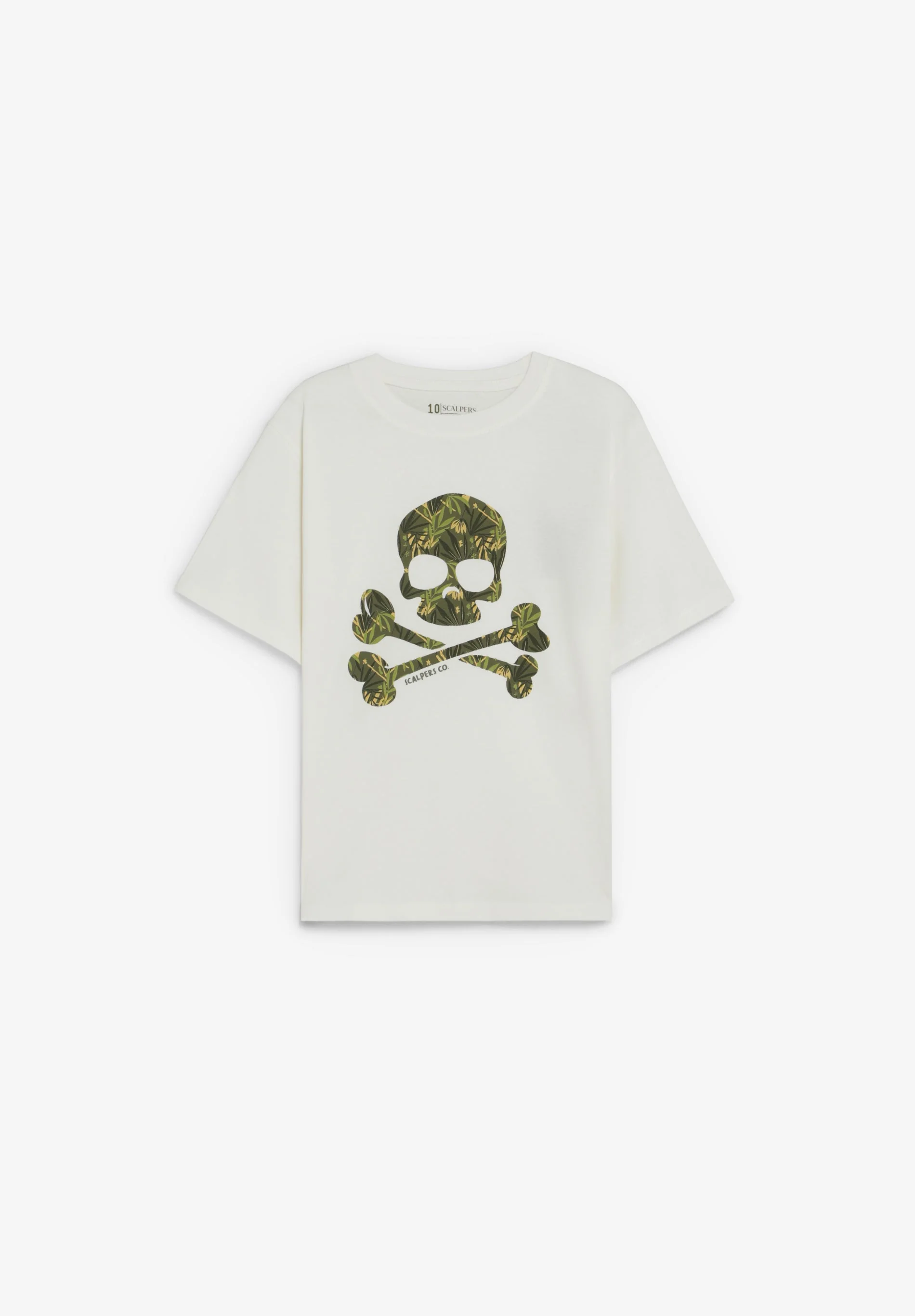 TROPICAL SKULL PRINT T-SHIRT - Image 5