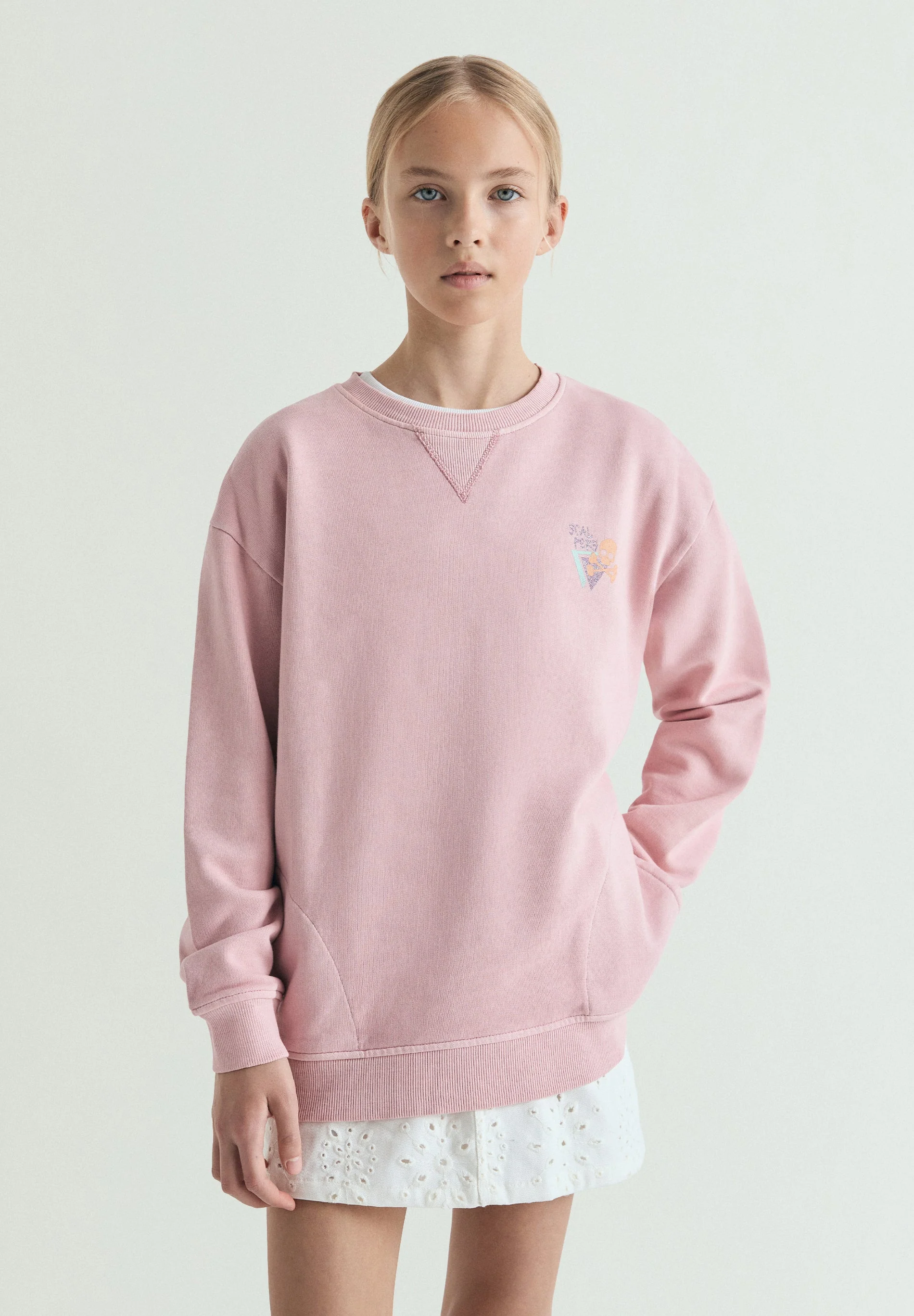SWEATSHIRT WITH PRINTED BACK - Image 2