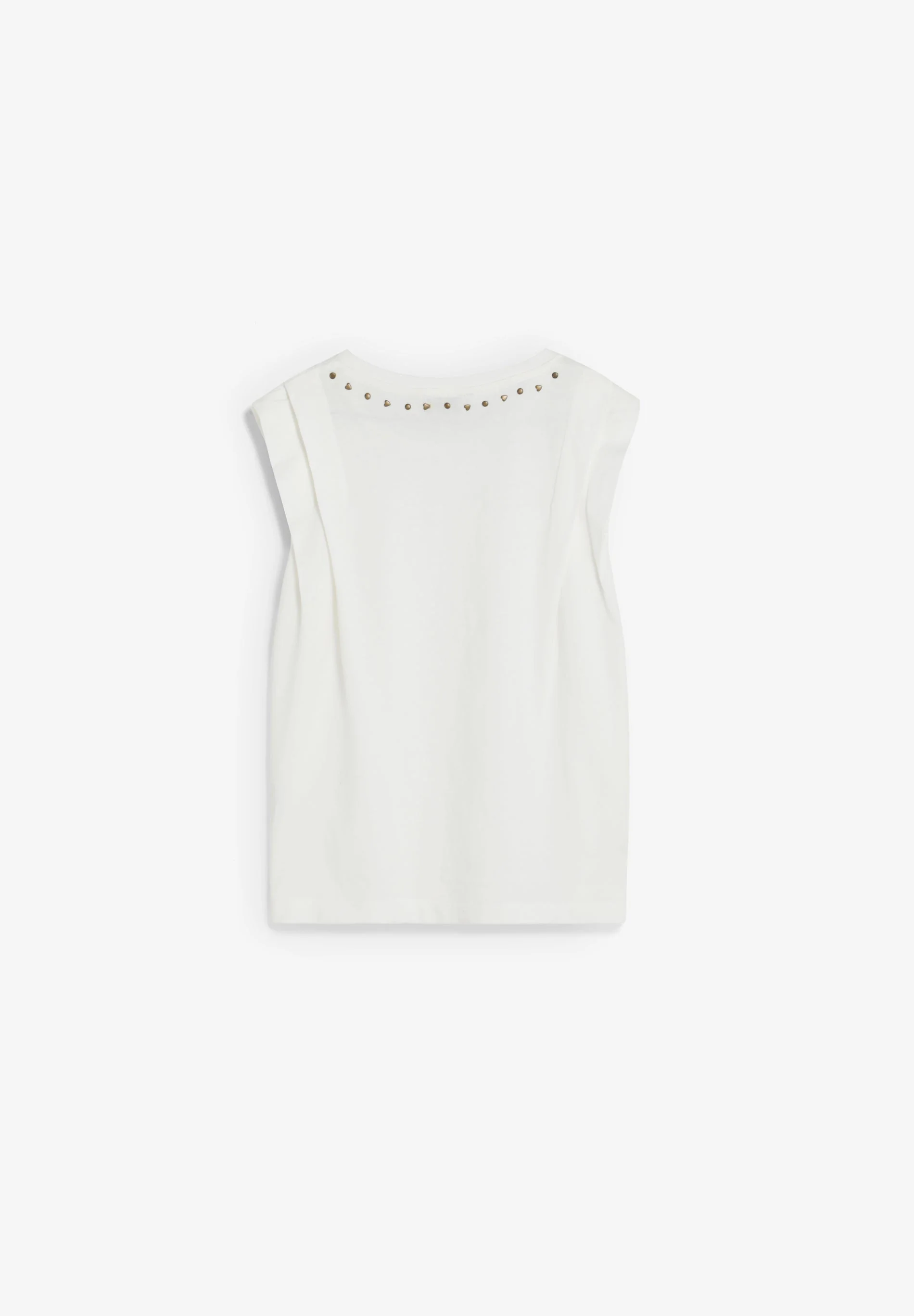 SLEEVELESS T-SHIRT WITH STUDS - Image 6