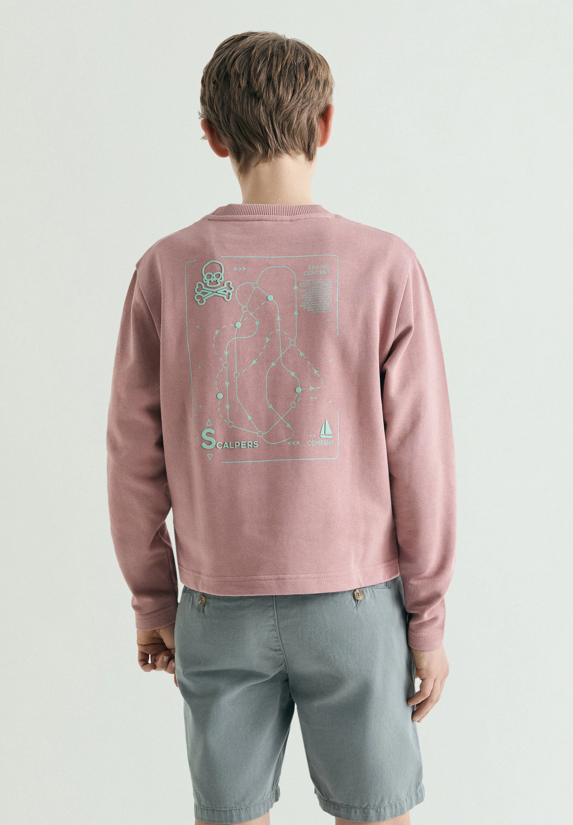 SWEATSHIRT WITH BACK PRINT