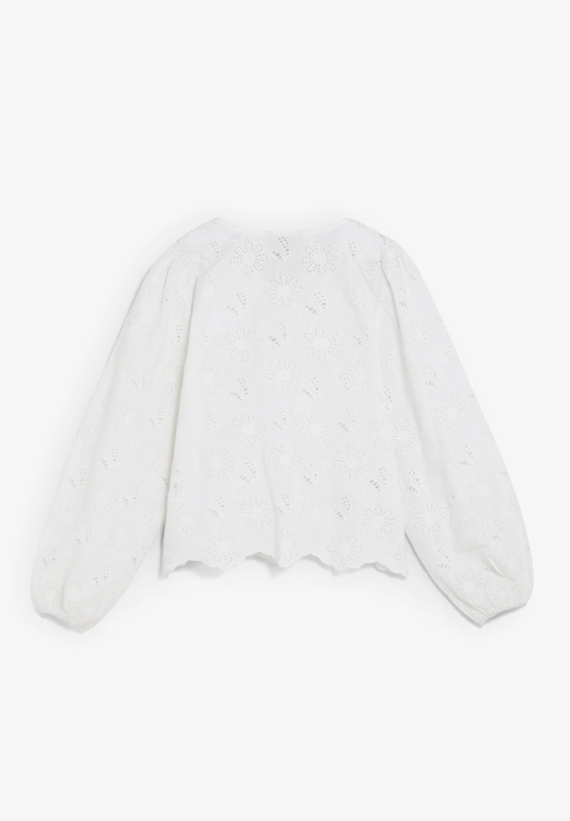 PERFORATED BLOUSE WITH BUTTONS - Image 7