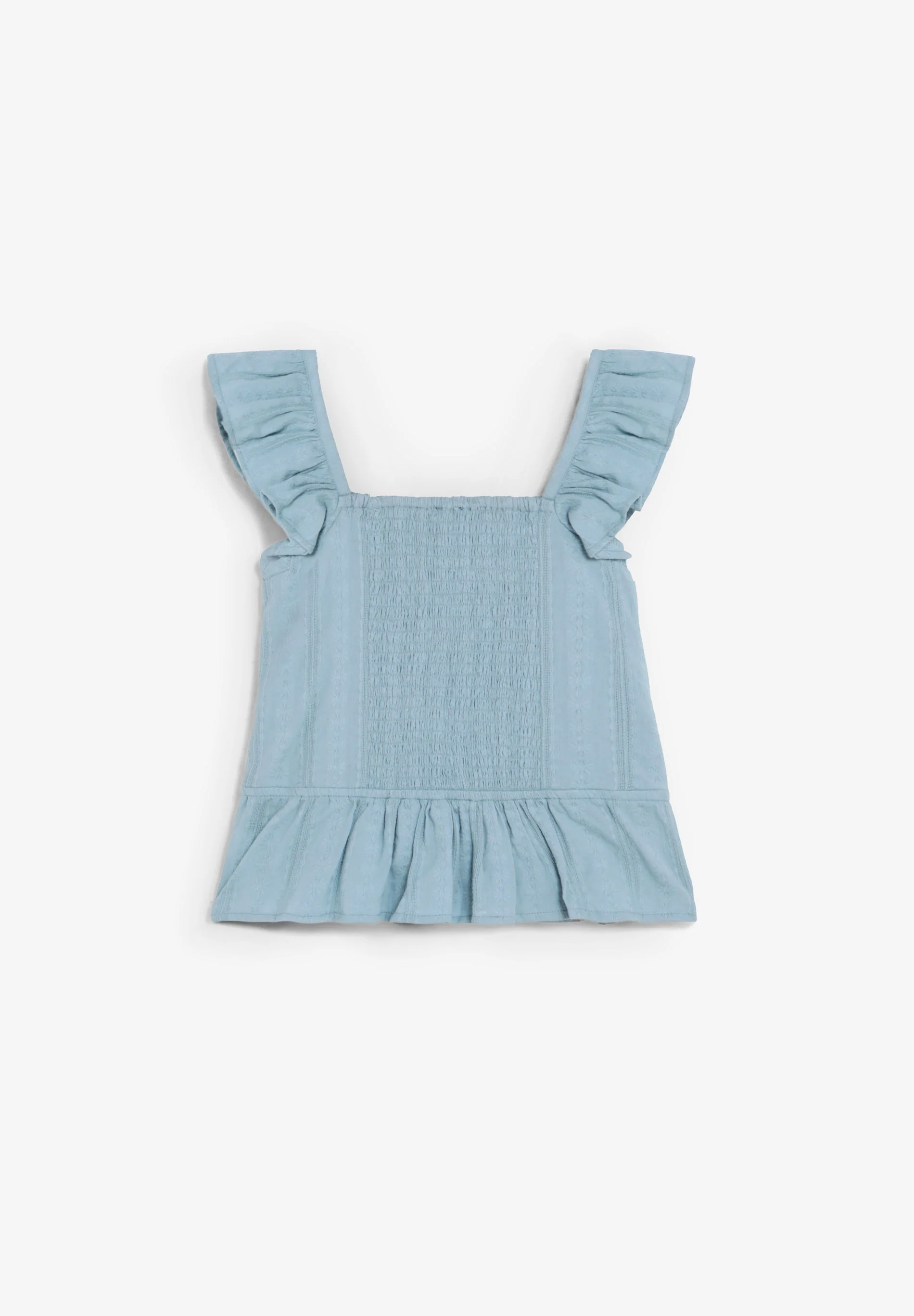 GATHERED BLOUSE WITH RUFFLES - Image 8