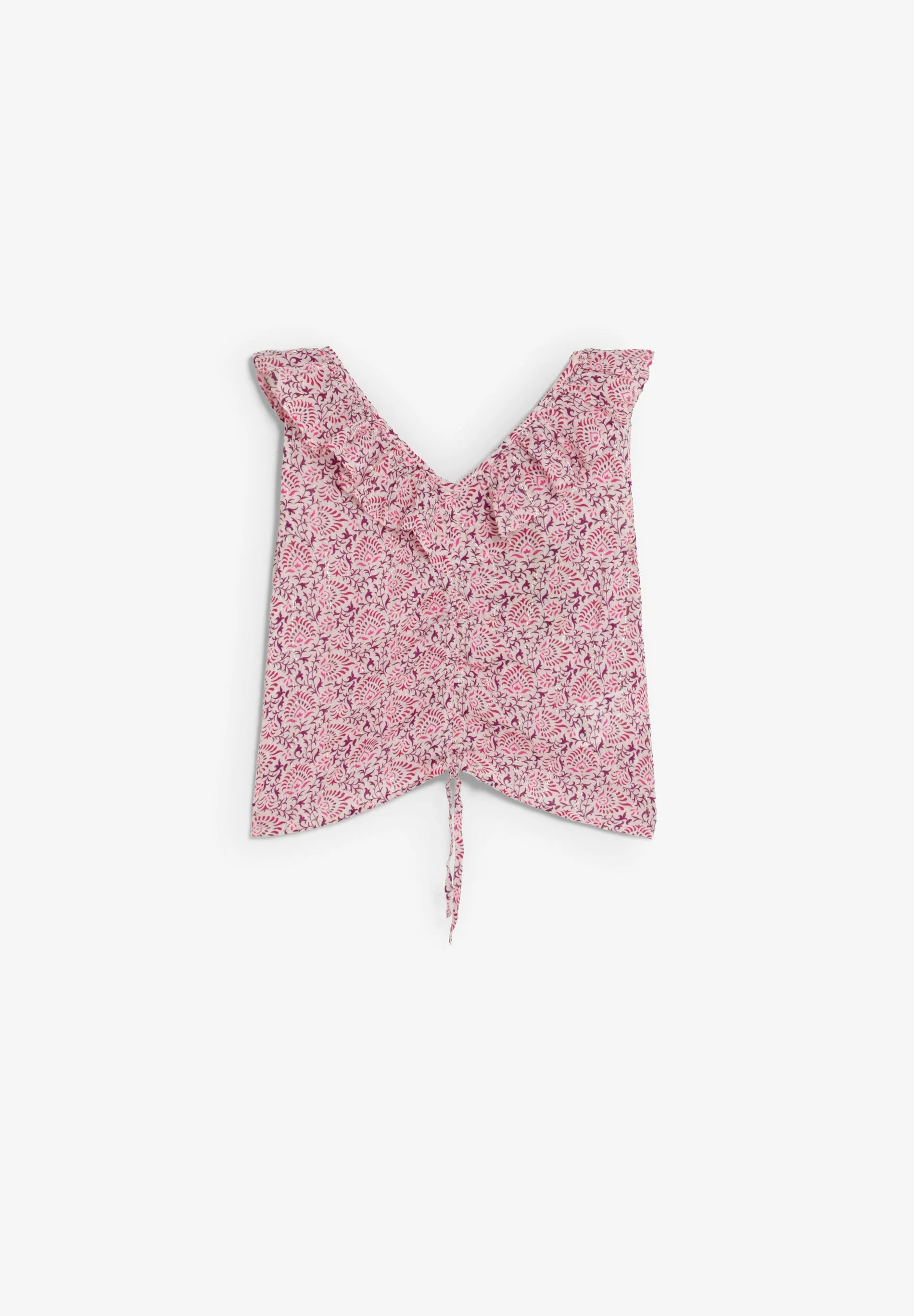 PRINTED FLOWING BLOUSE - Image 4