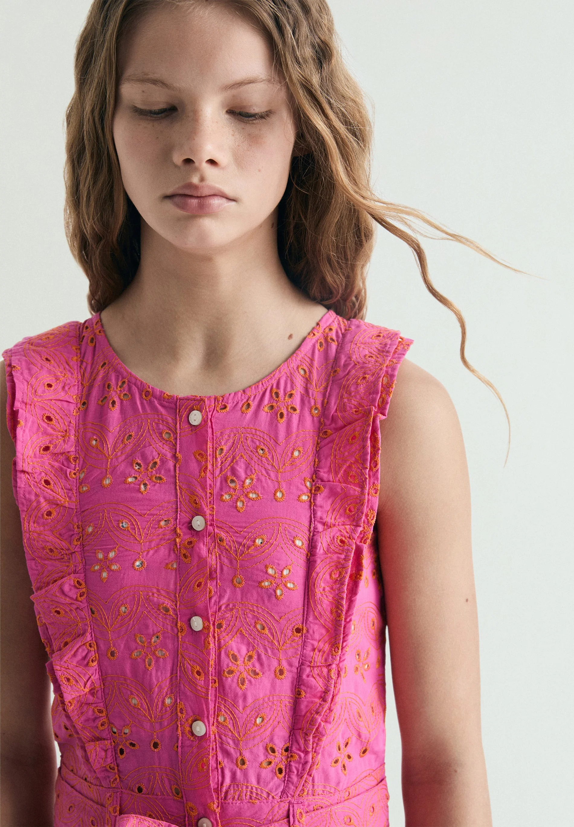 OPENWORK RUFFLED JUMPSUIT - Image 4