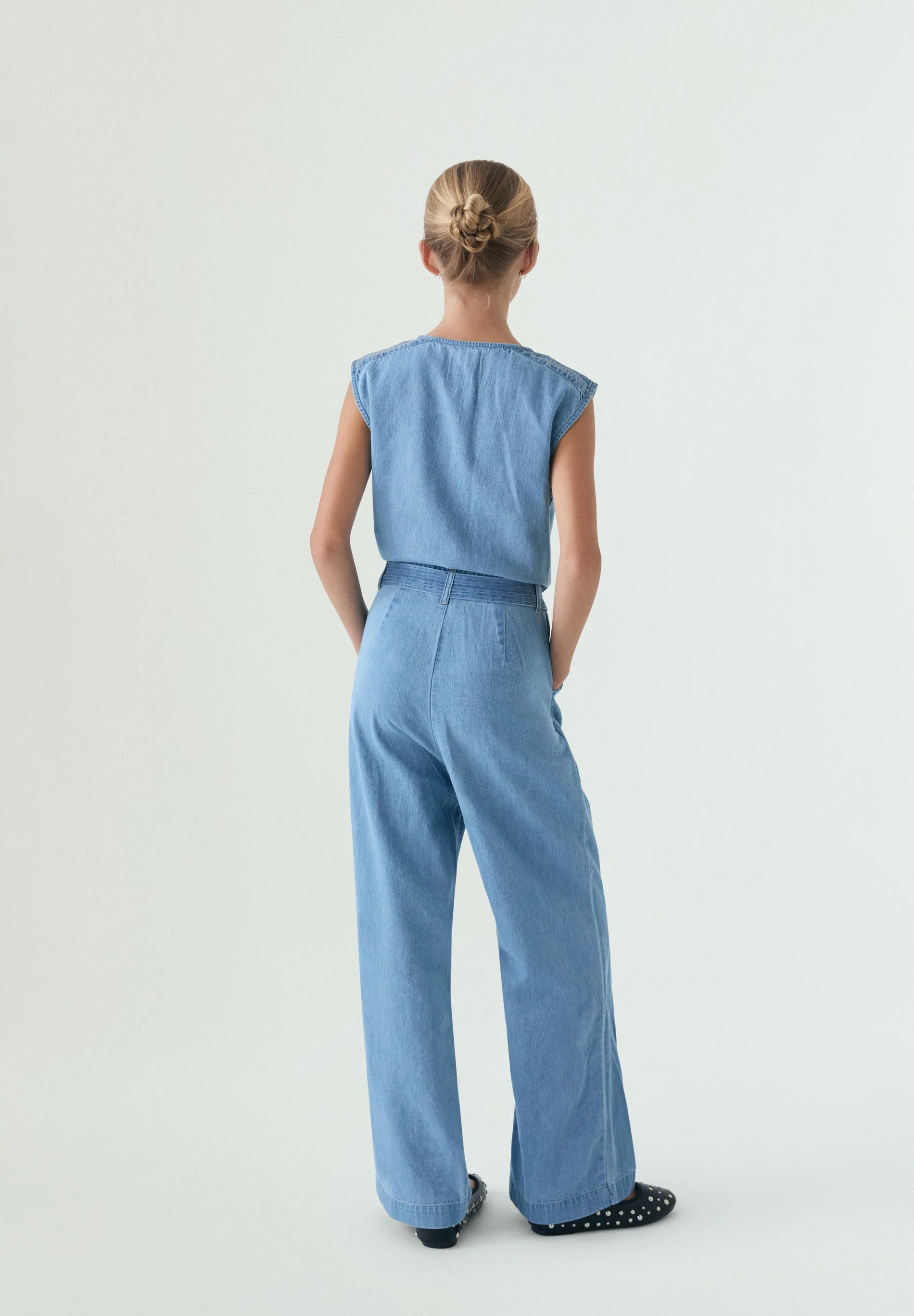 DENIM JUMPSUIT WITH BUTTONS - Image 5