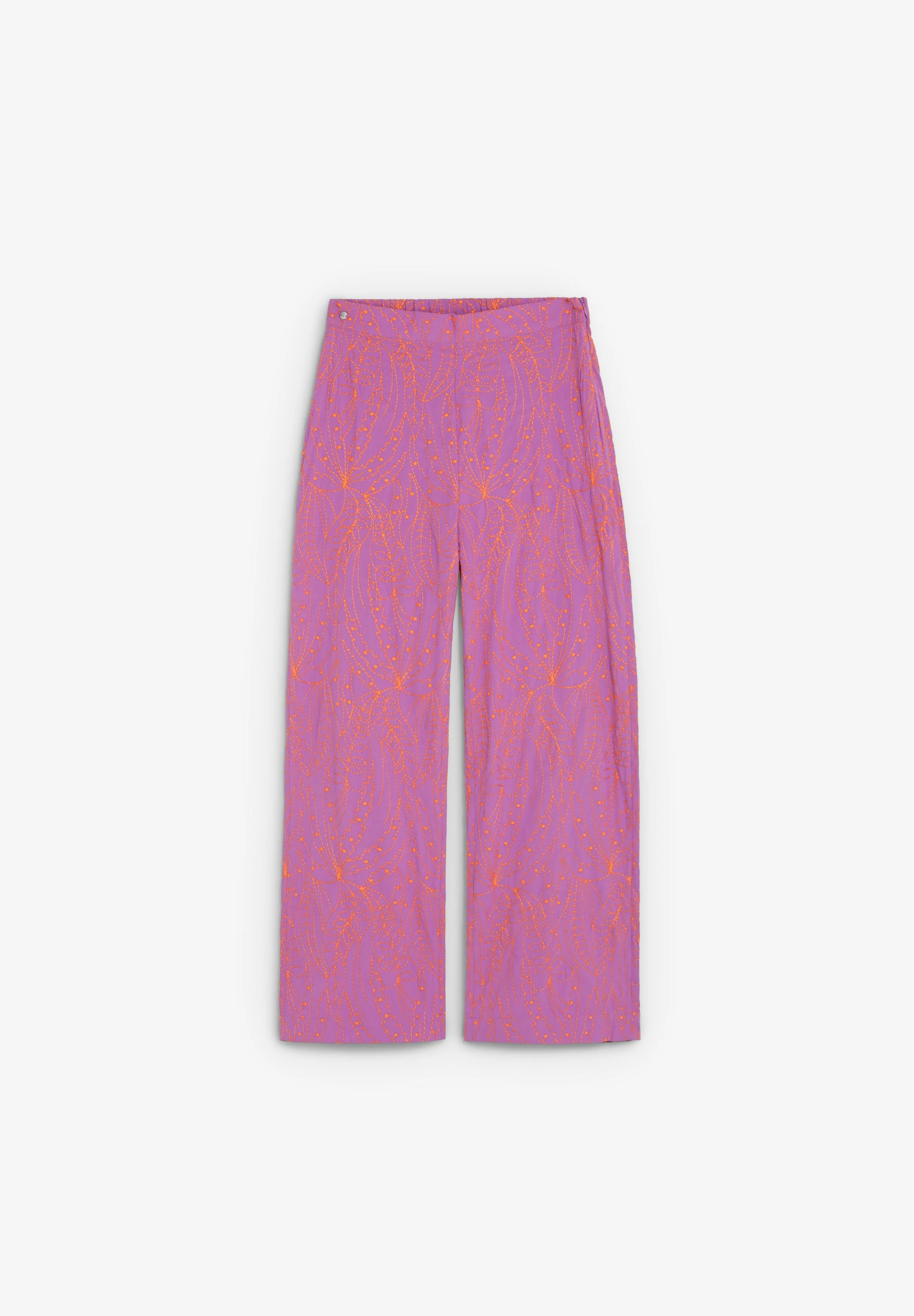 TROUSERS WITH CONTRAST EMBROIDERY - Image 6