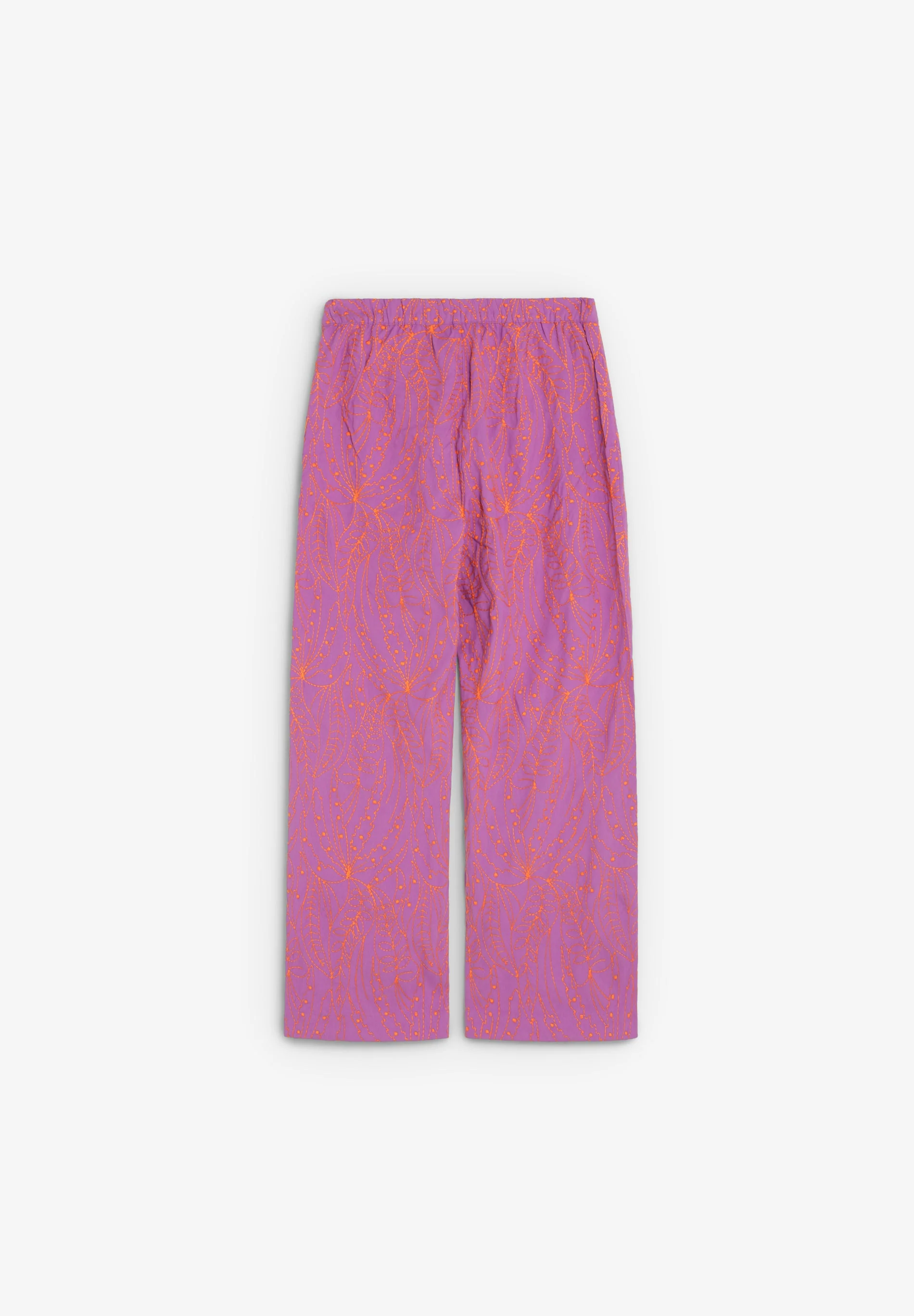 TROUSERS WITH CONTRAST EMBROIDERY - Image 7