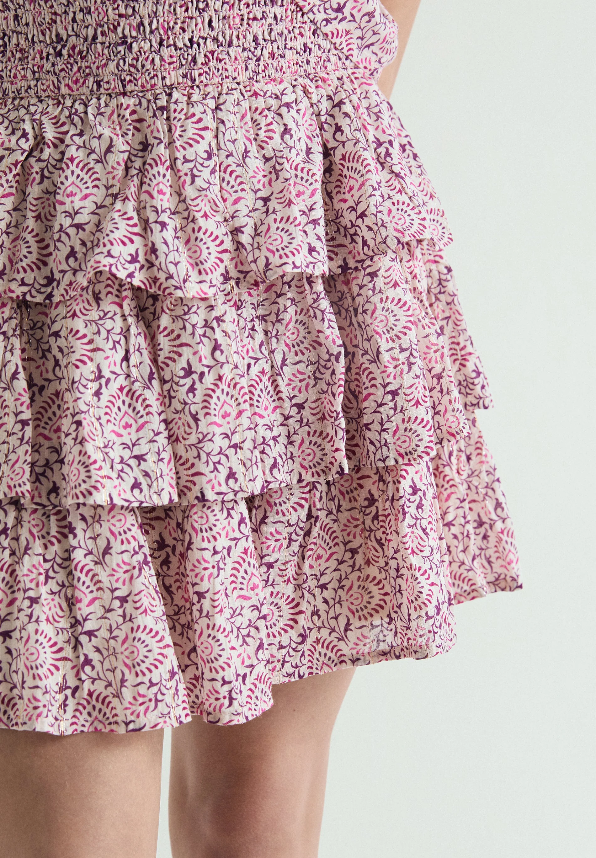 MULTICOLOUR RUFFLE SKIRT - Image 4