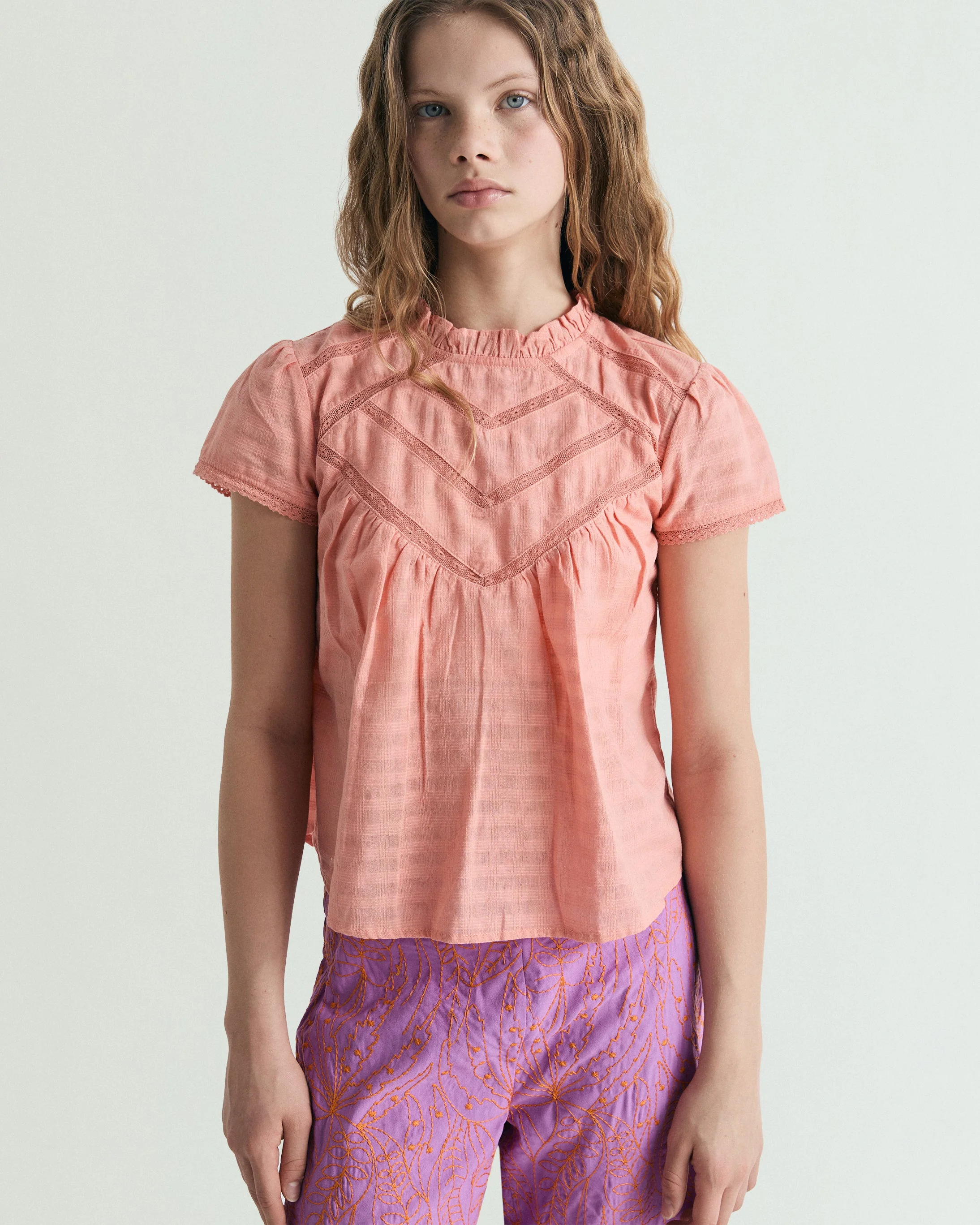 EMBROIDERED COTTON BLOUSE - Image 2