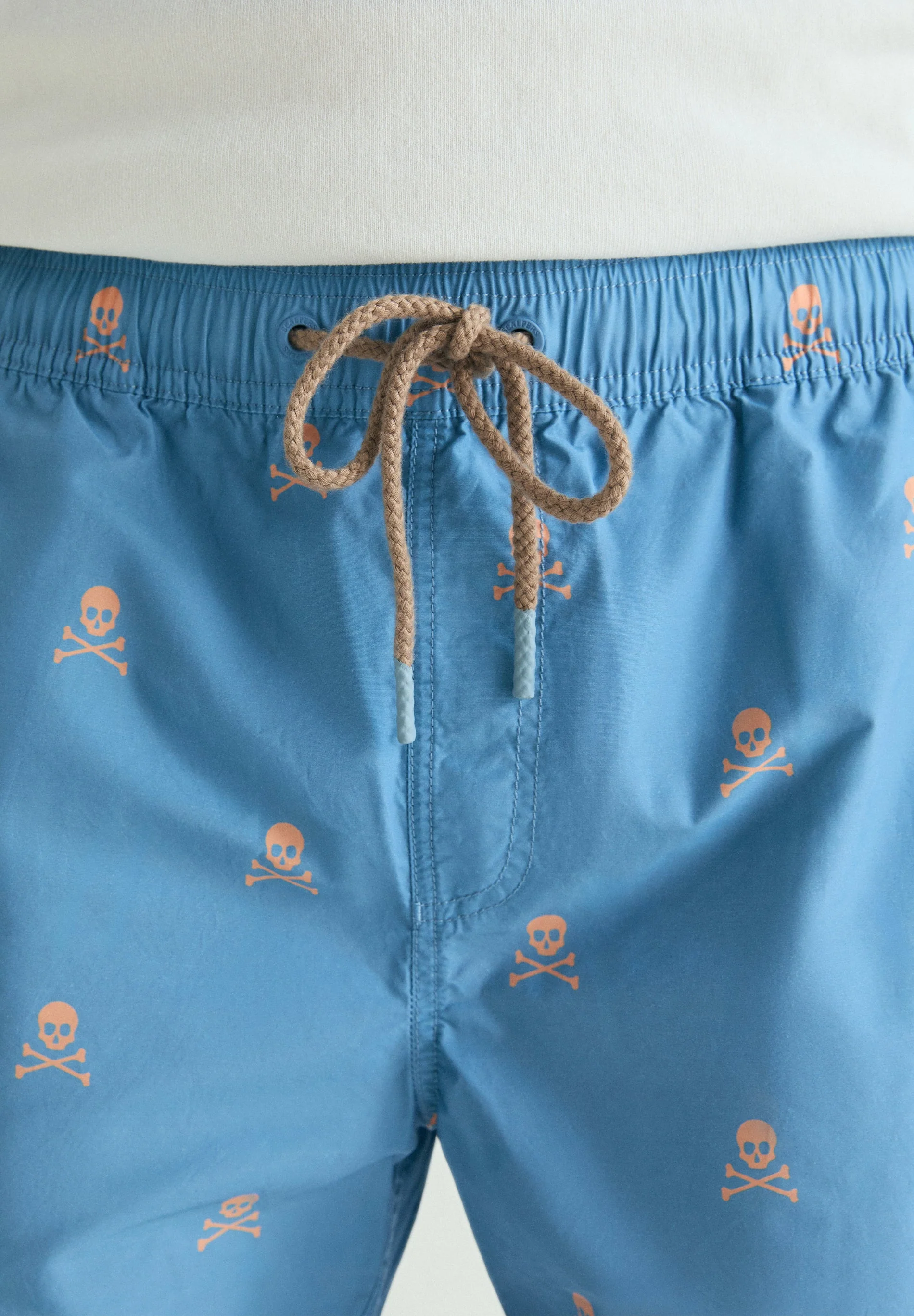 CONTRAST SKULL SWIMMING TRUNKS - Image 3