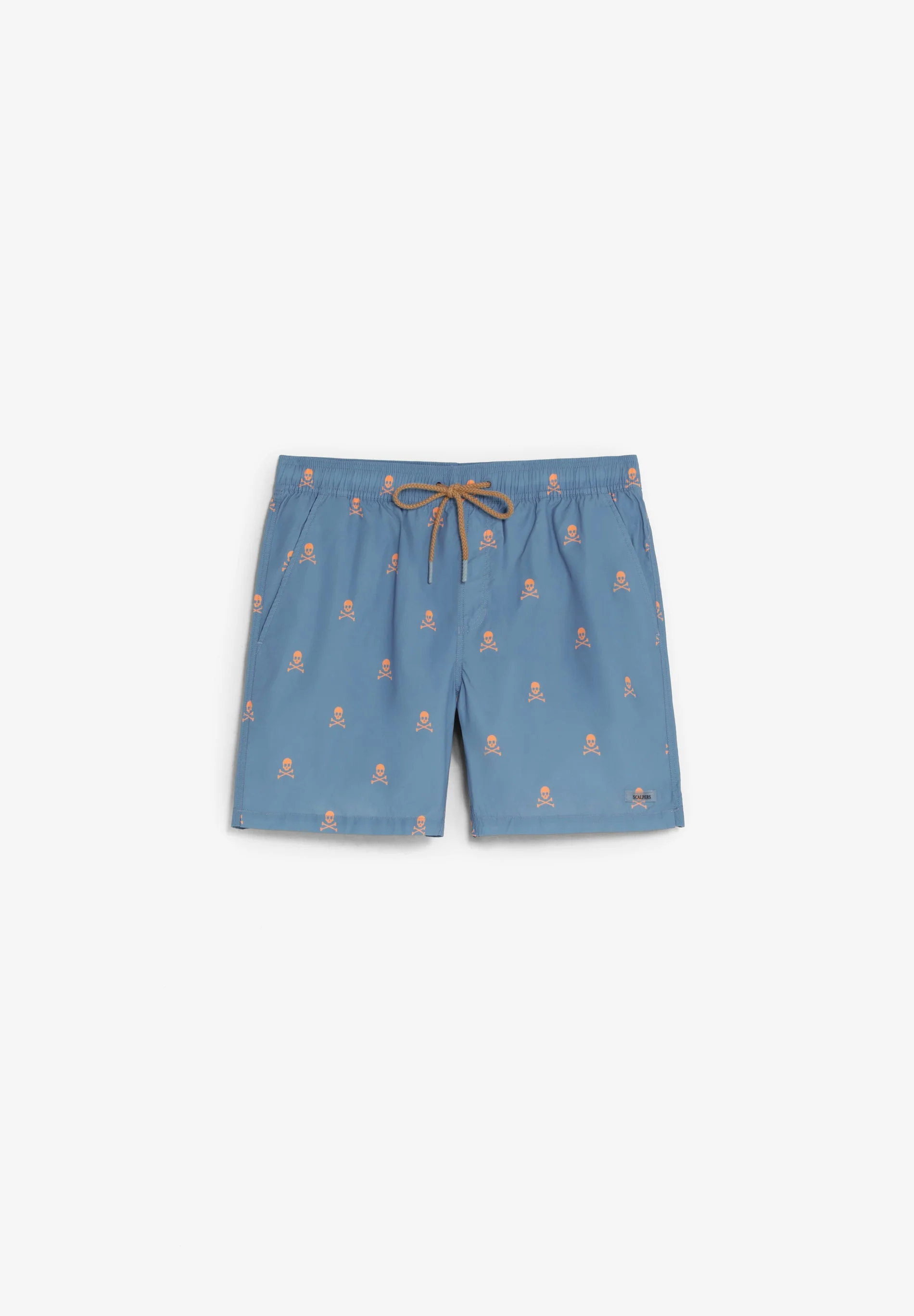 CONTRAST SKULL SWIMMING TRUNKS - Image 6