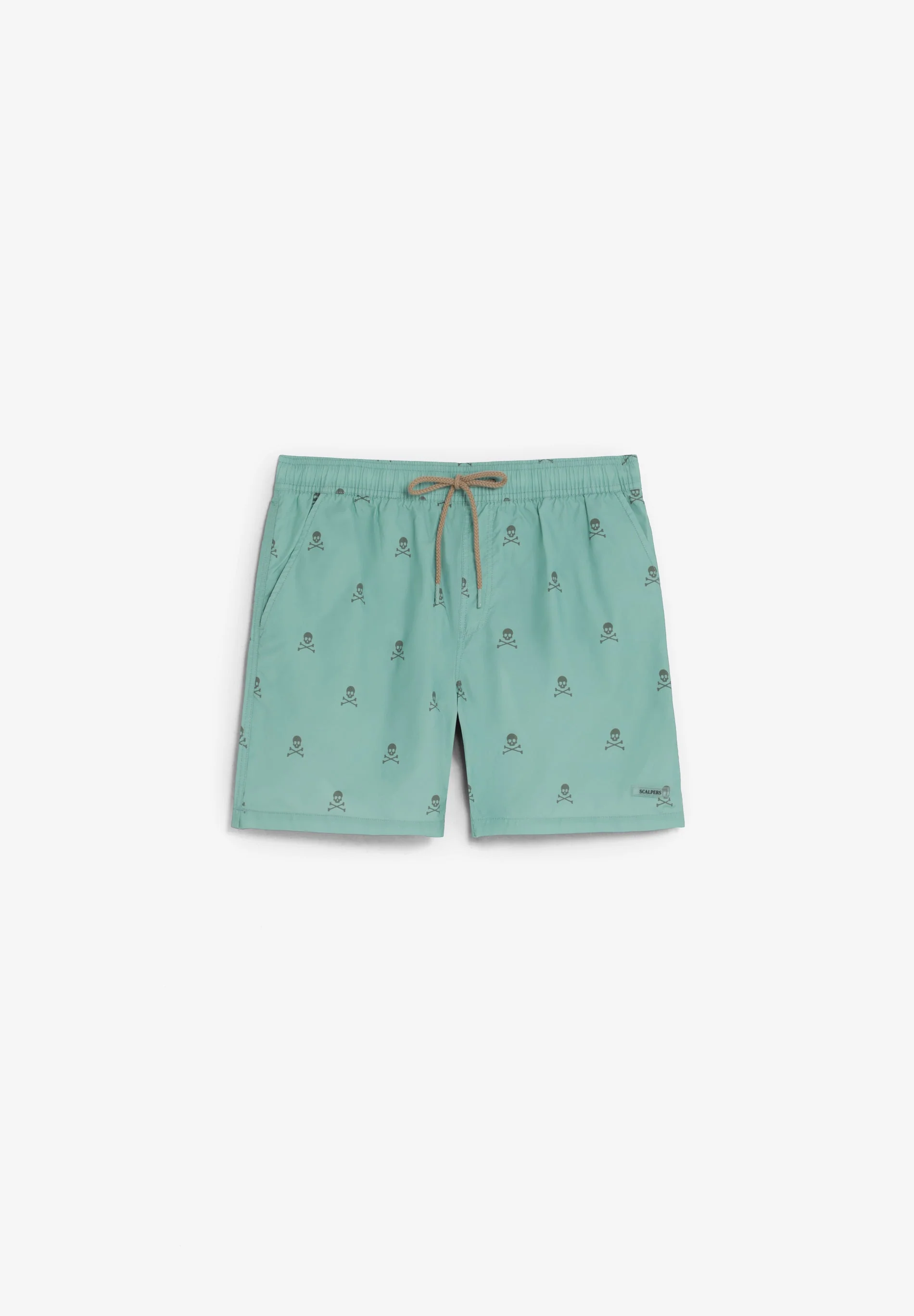 CONTRAST SKULL SWIMMING TRUNKS - Image 5