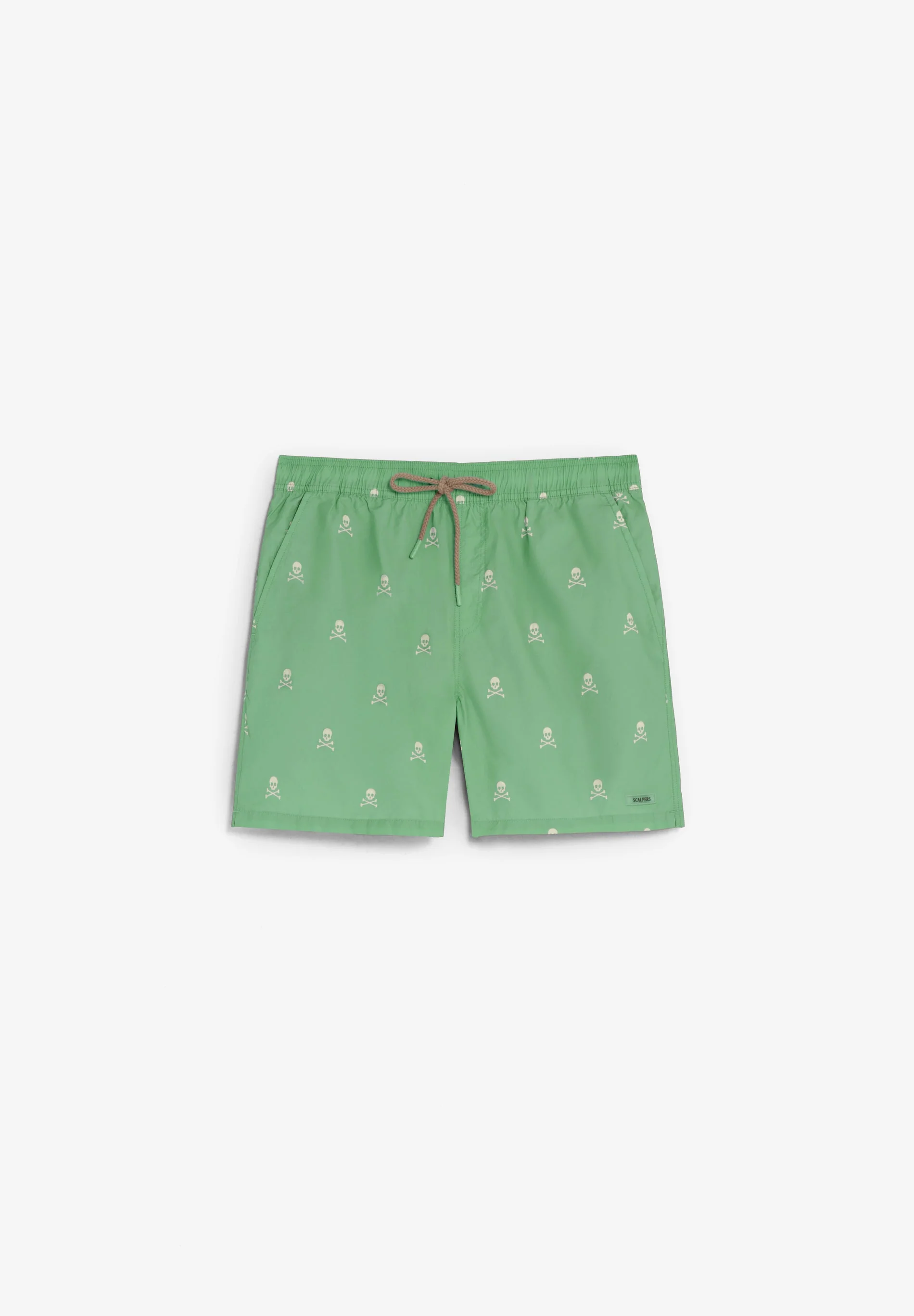CONTRAST SKULL SWIMMING TRUNKS - Image 6