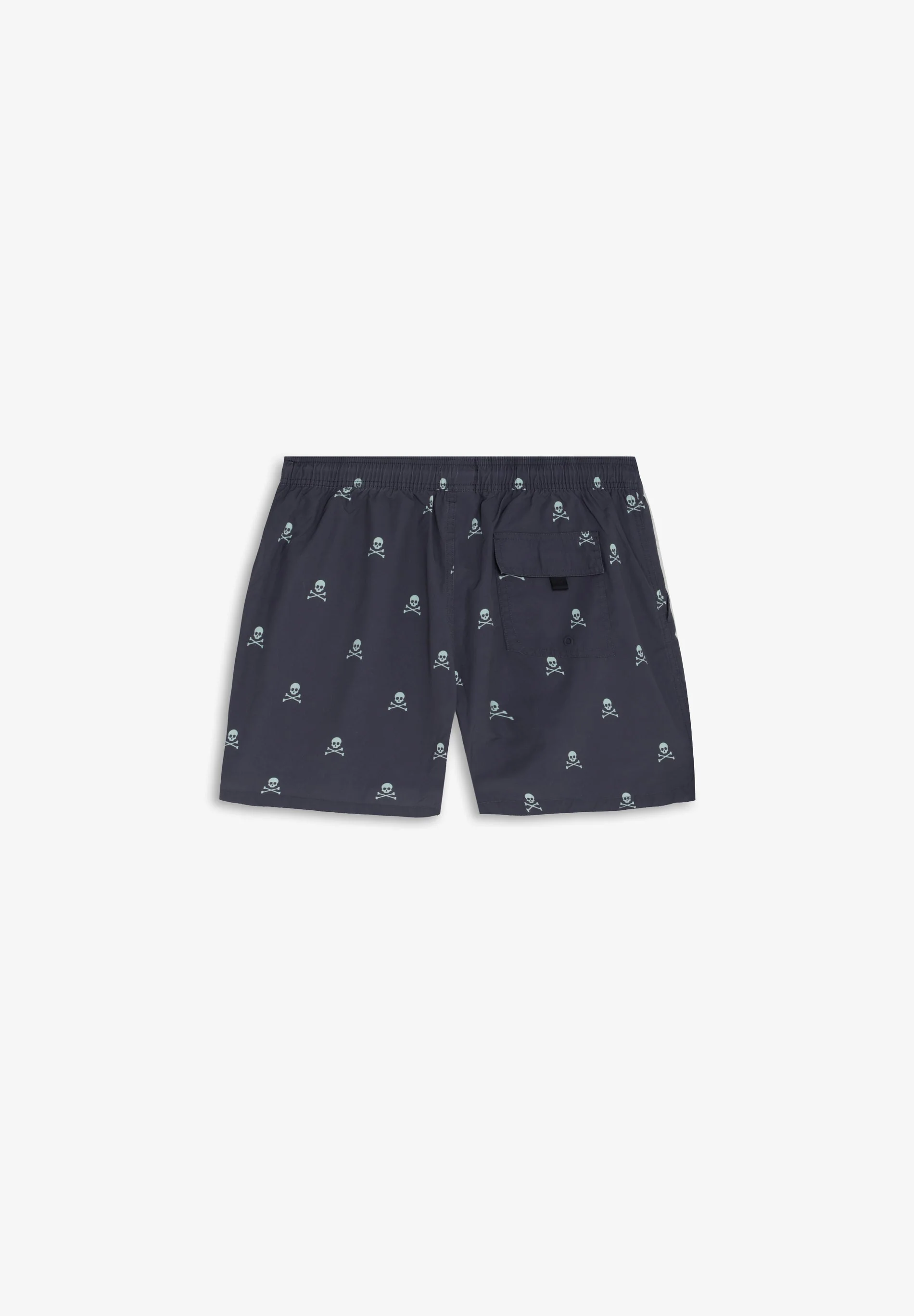 CONTRAST SKULL SWIMMING TRUNKS - Image 6