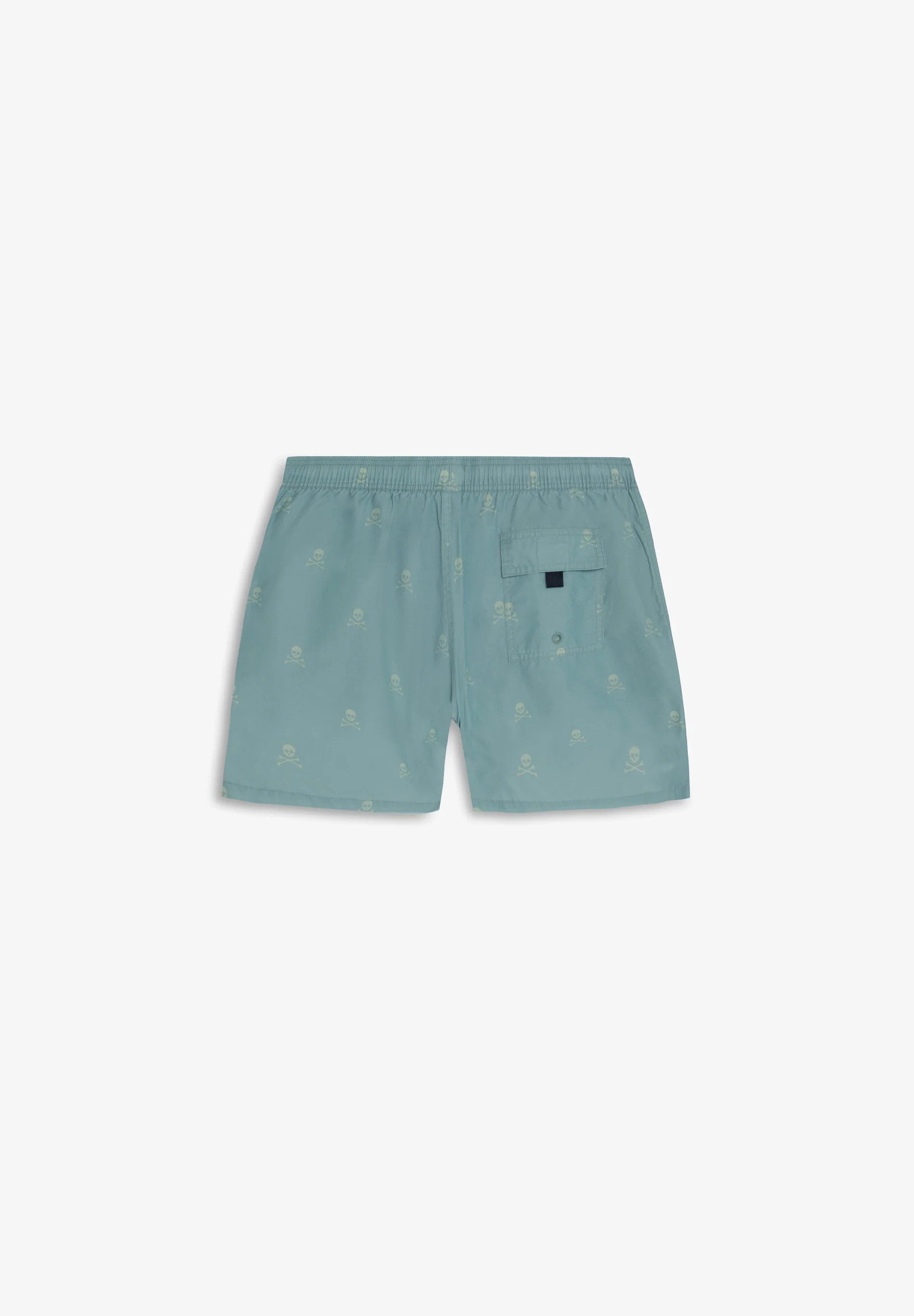 CONTRAST SKULL SWIMMING TRUNKS - Image 9