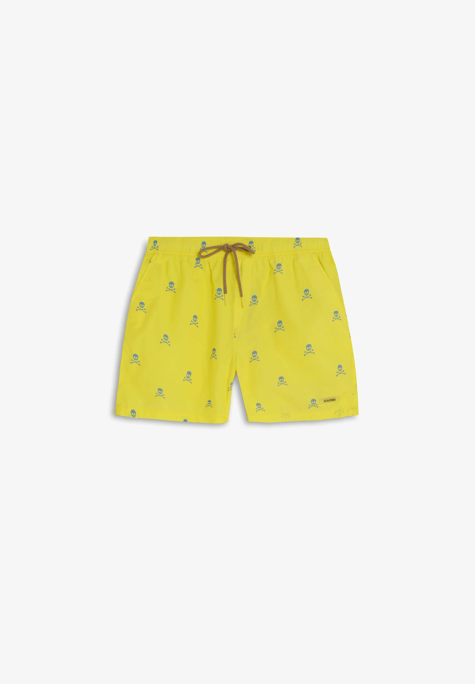 CONTRAST SKULL SWIMMING TRUNKS - Image 6