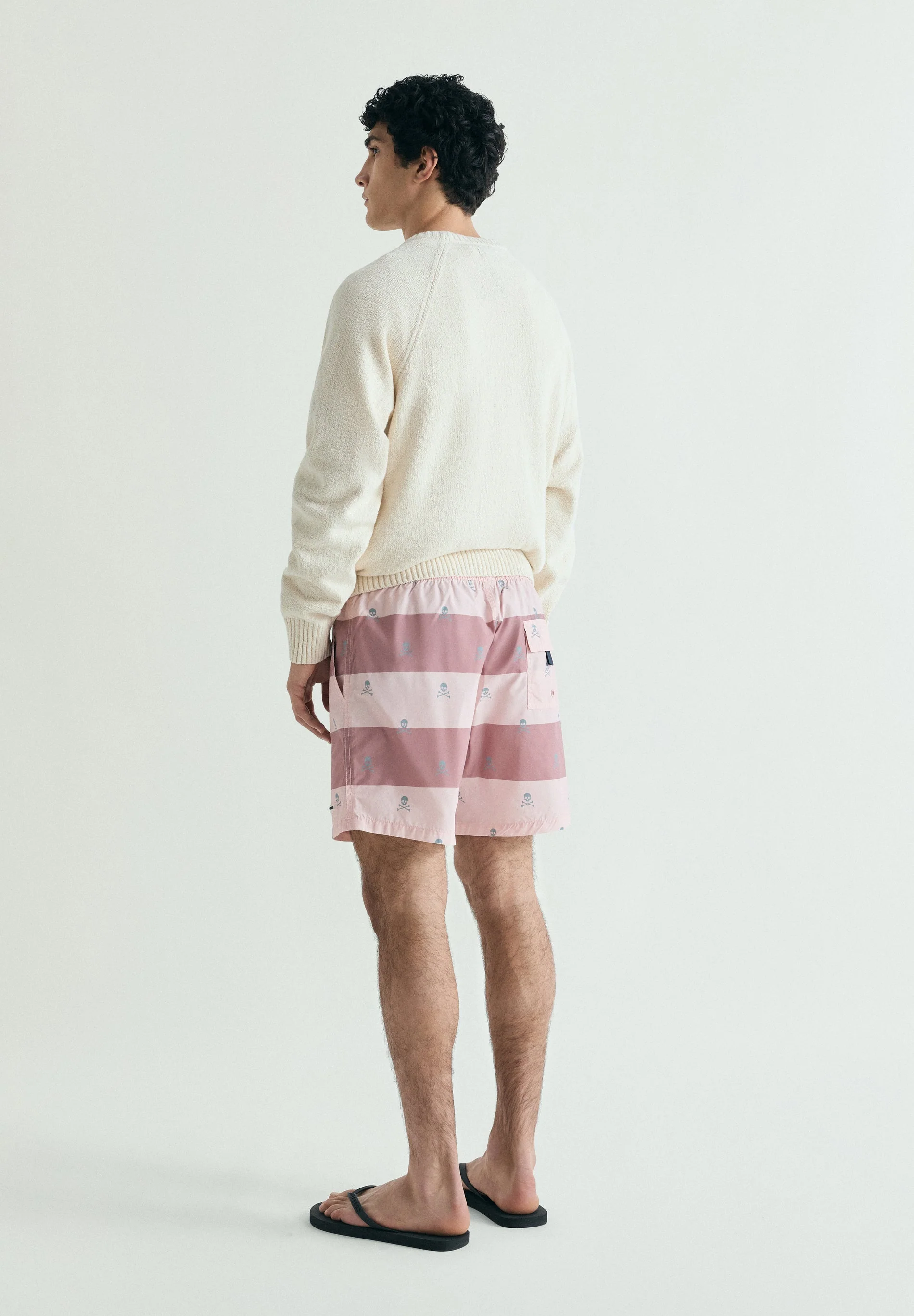 SKULL AND STRIPES SWIMMING TRUNKS - Image 5
