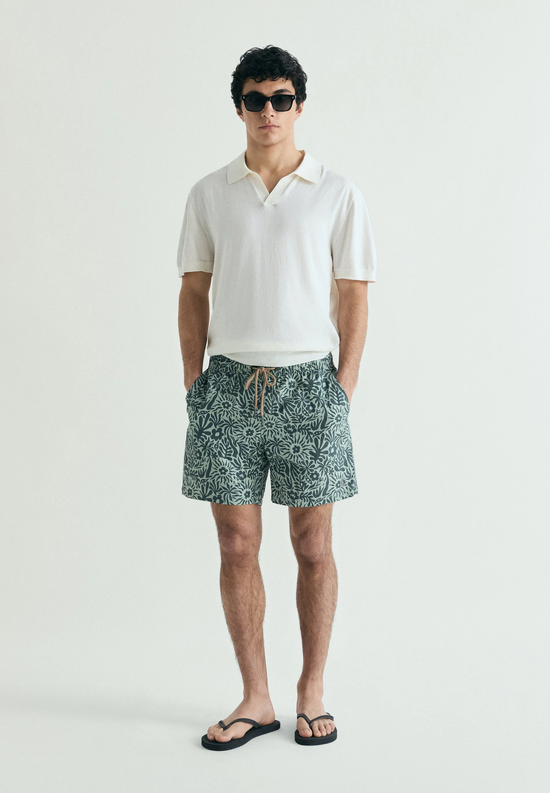 SCSKULL FLOWERS SWIMSUIT