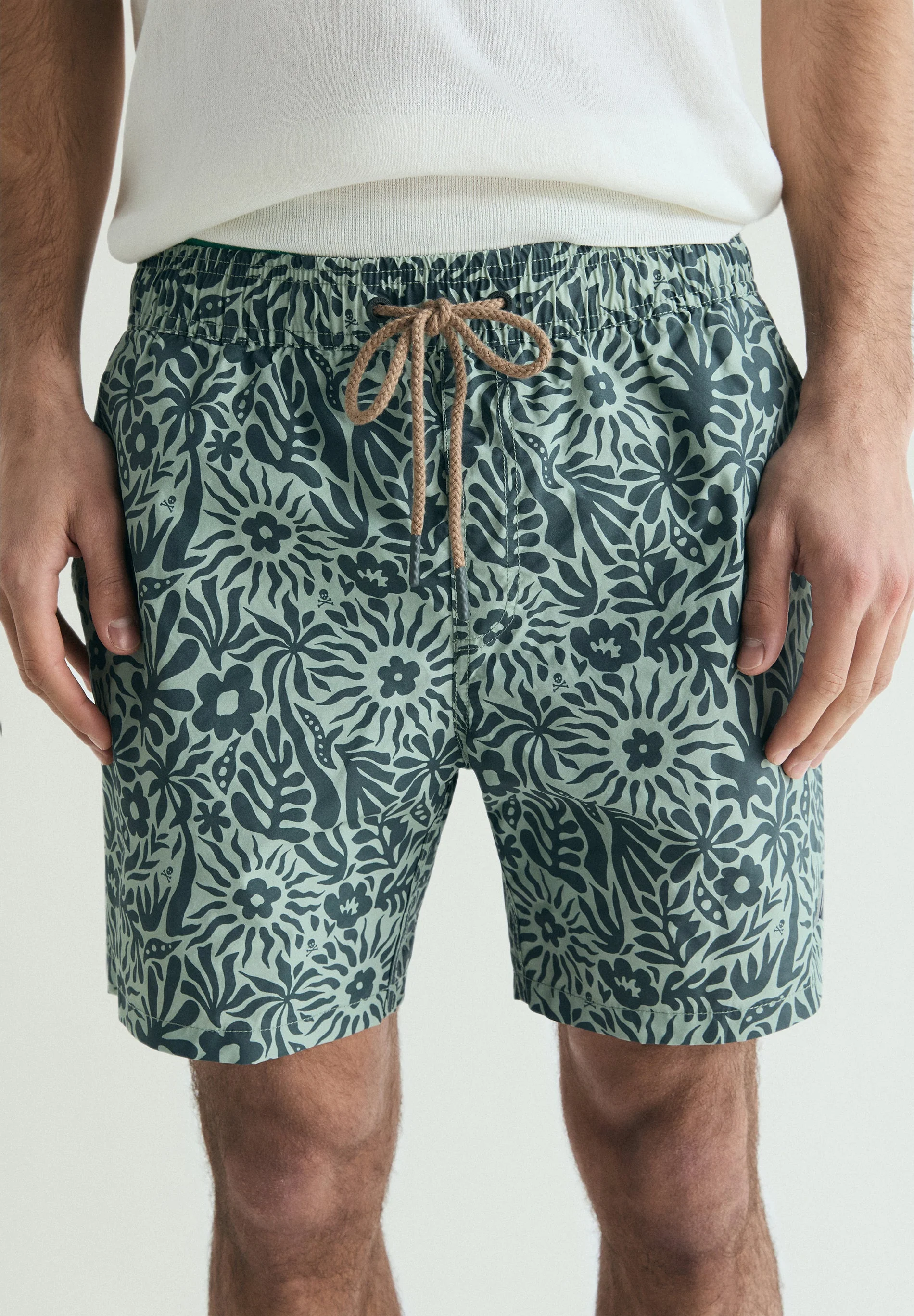 SCSKULL FLOWERS SWIMSUIT - Image 2
