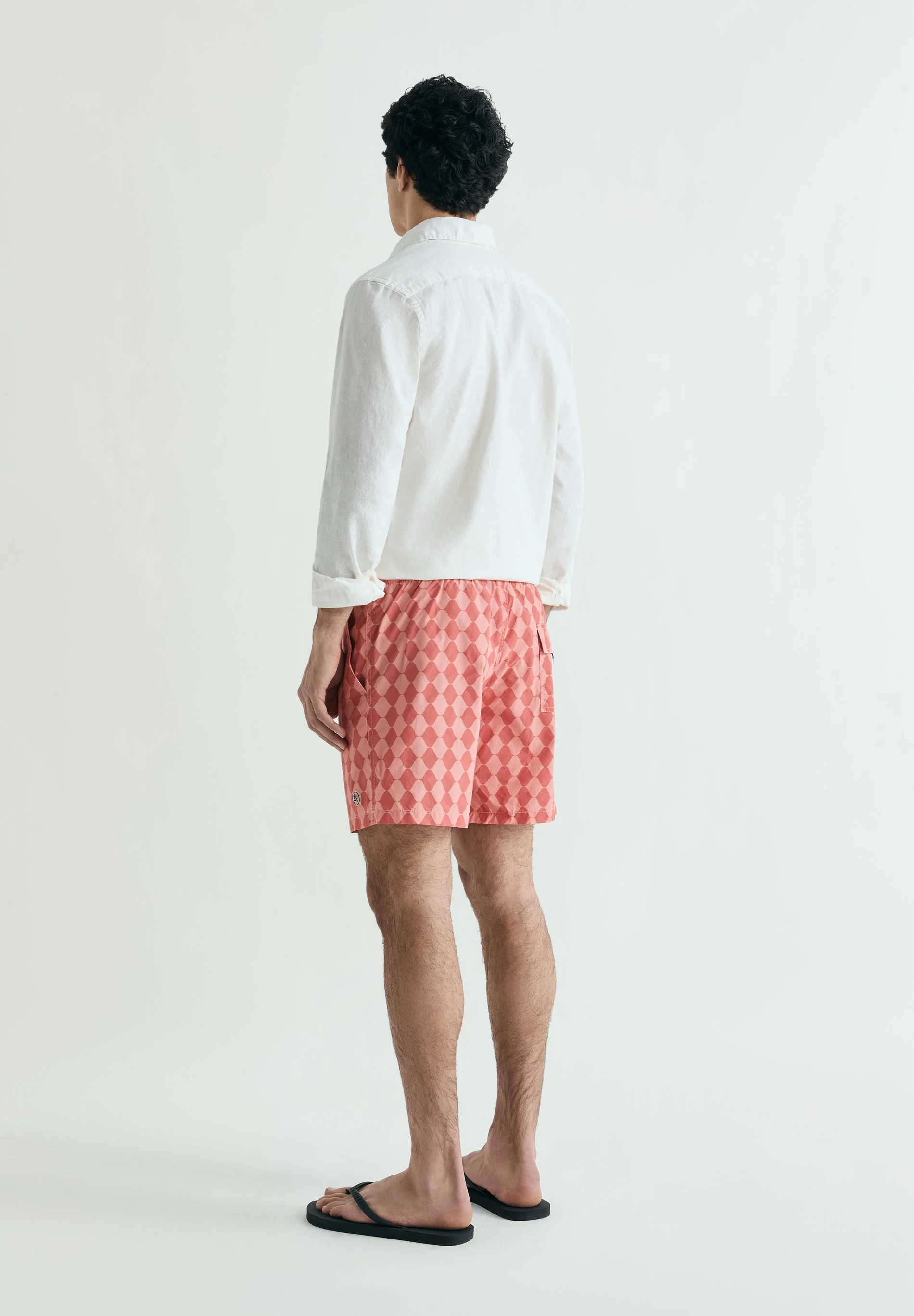 DIAMOND PATTERN SWIMMING TRUNKS - Image 5