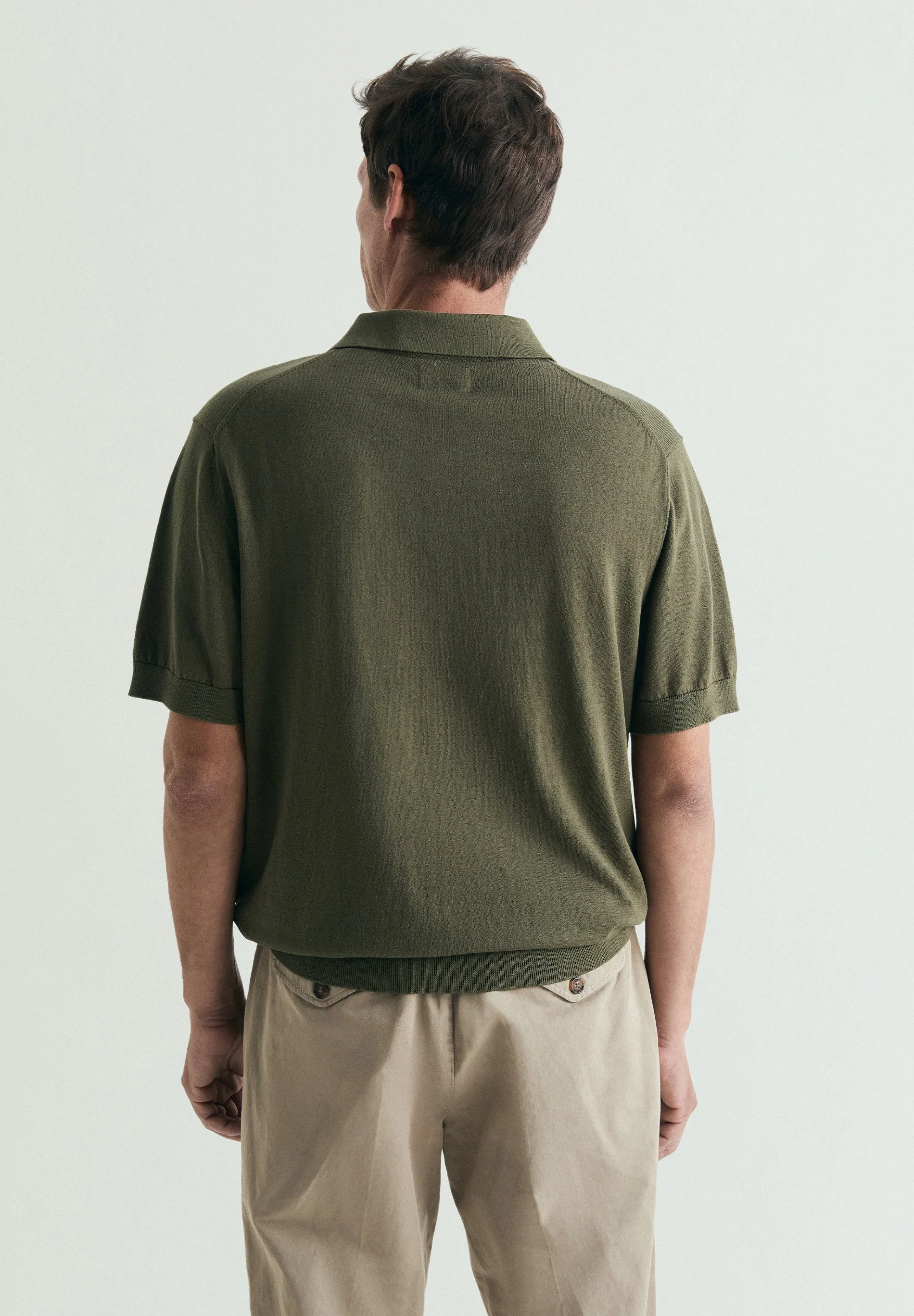 FINE-KNIT SKULL POLO SHIRT - Image 4