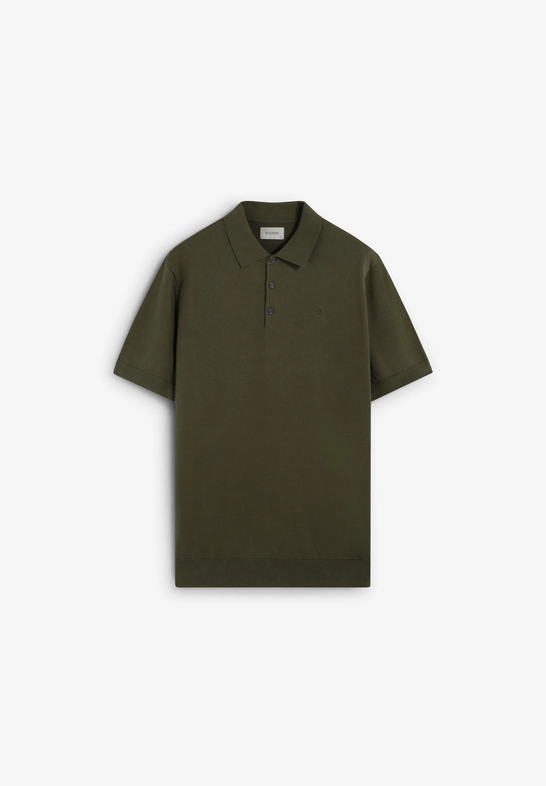 FINE-KNIT SKULL POLO SHIRT - Image 6