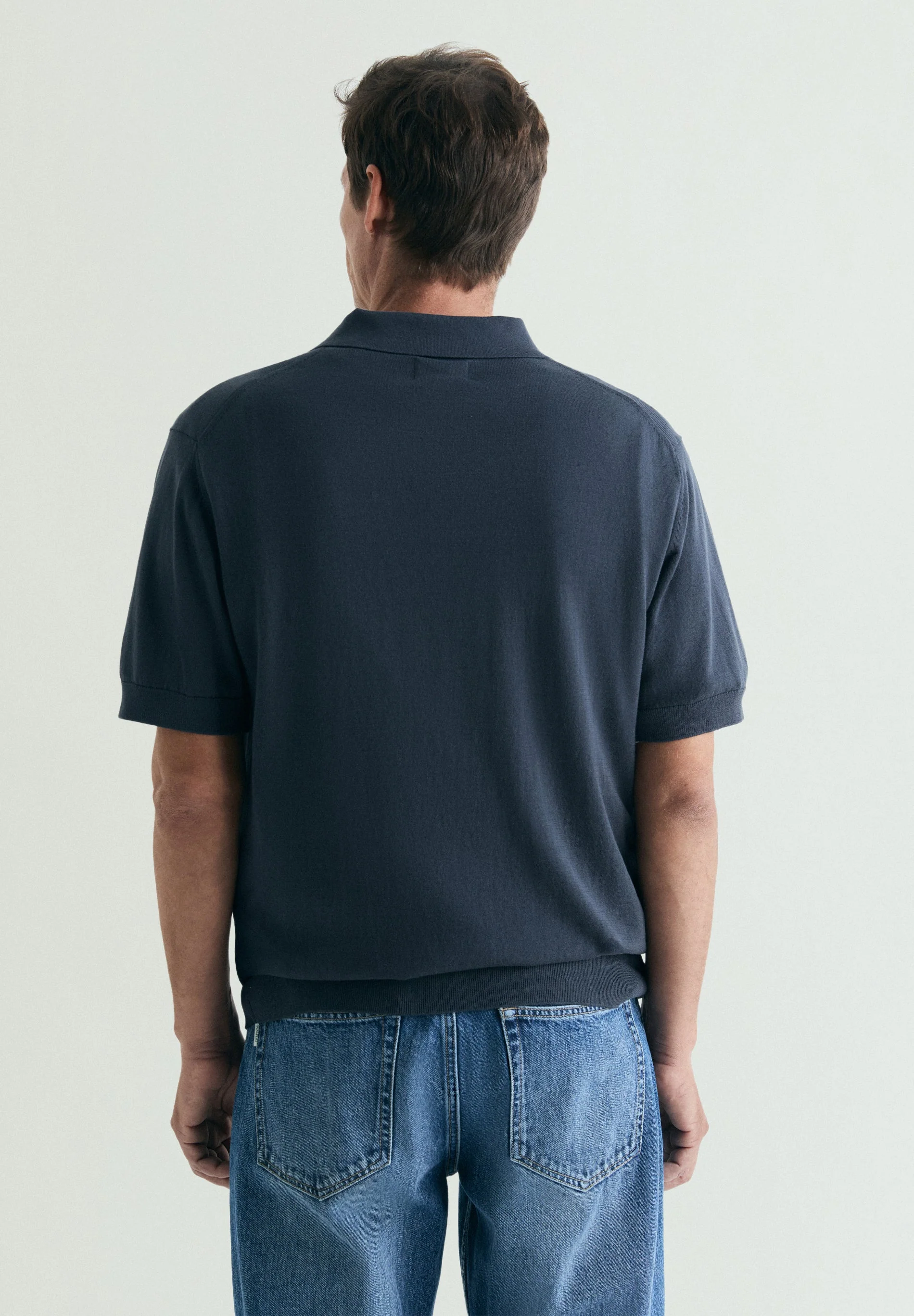 FINE-KNIT SKULL POLO SHIRT - Image 4