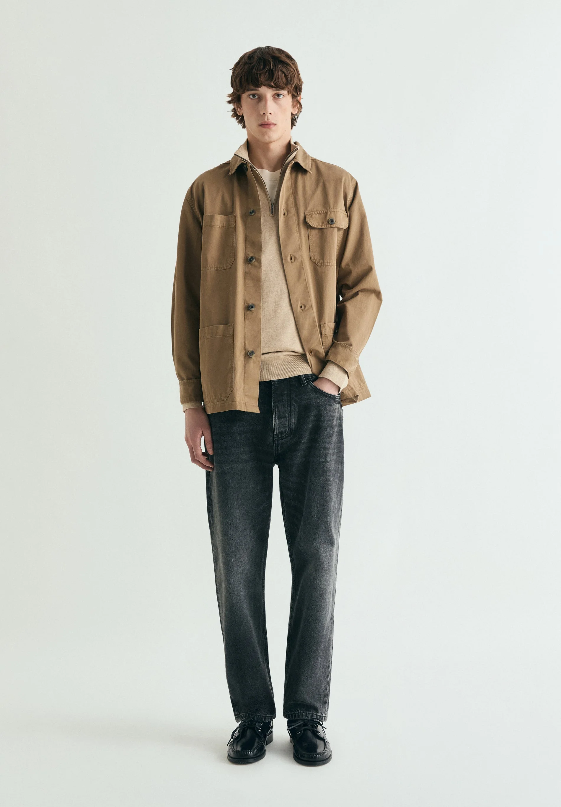 HIGH NECK KNIT SWEATER - Image 2