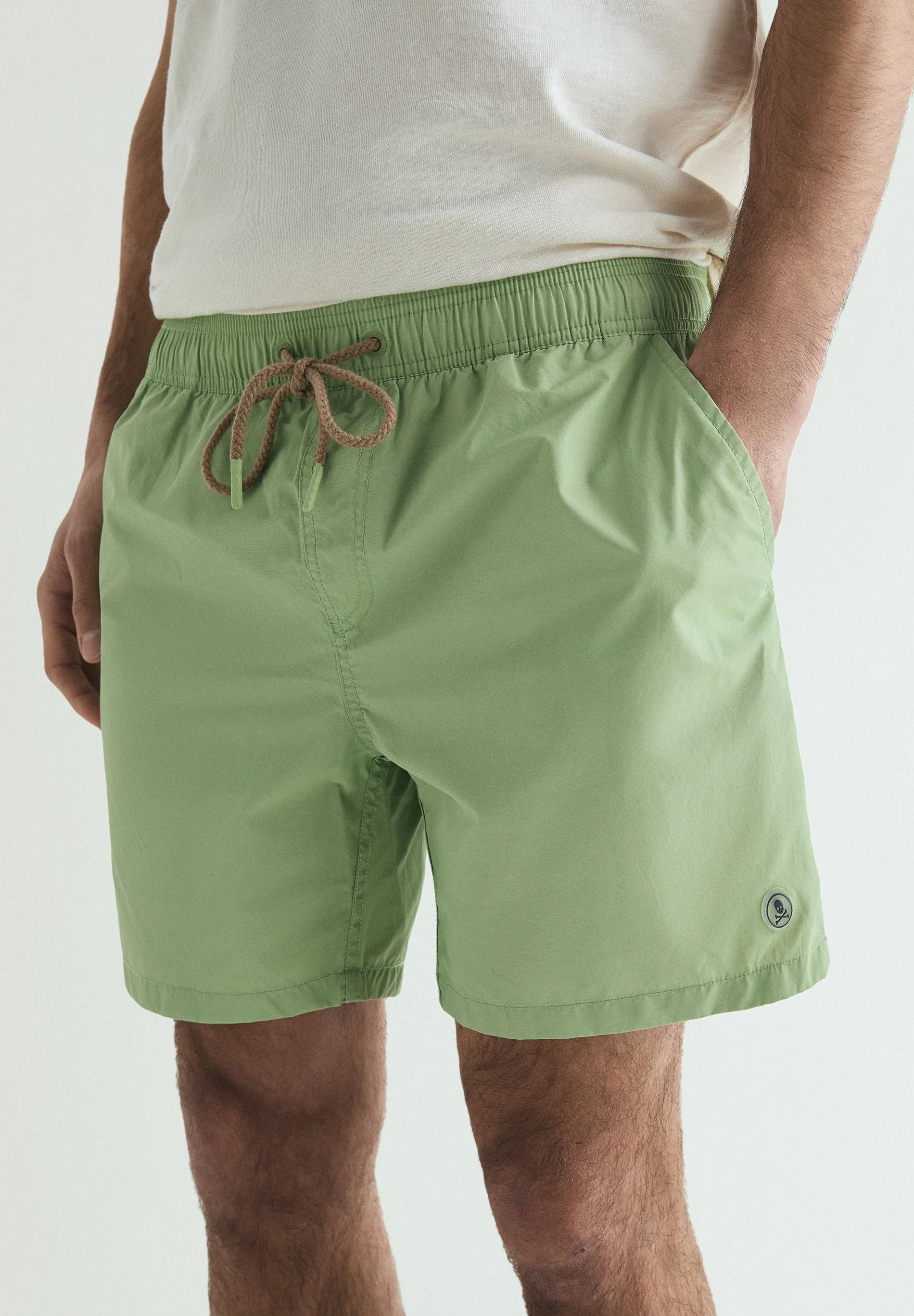 BASIC SWIMMING TRUNKS WITH POCKET - Image 3
