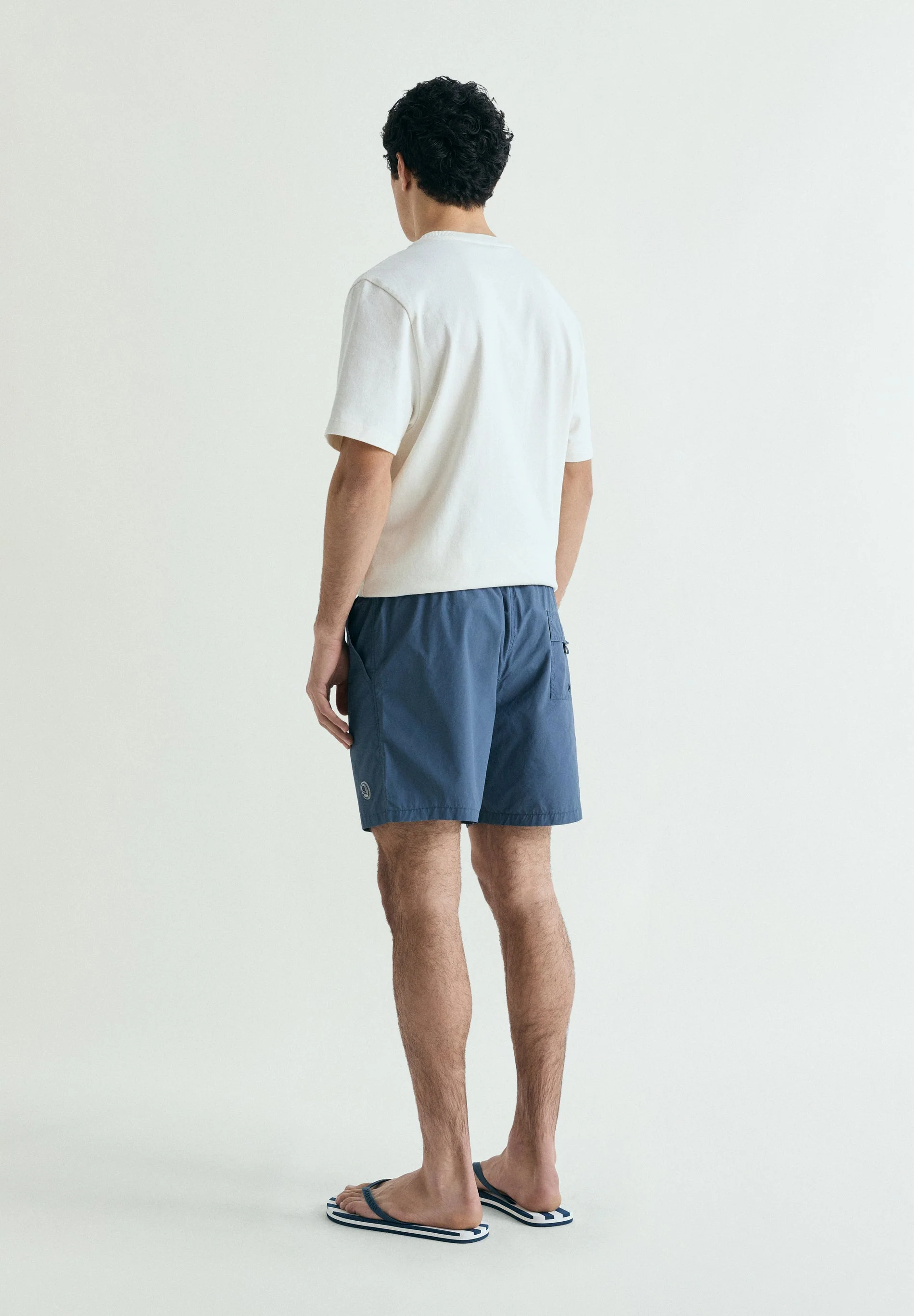 BASIC SWIMMING TRUNKS WITH POCKET - Image 5