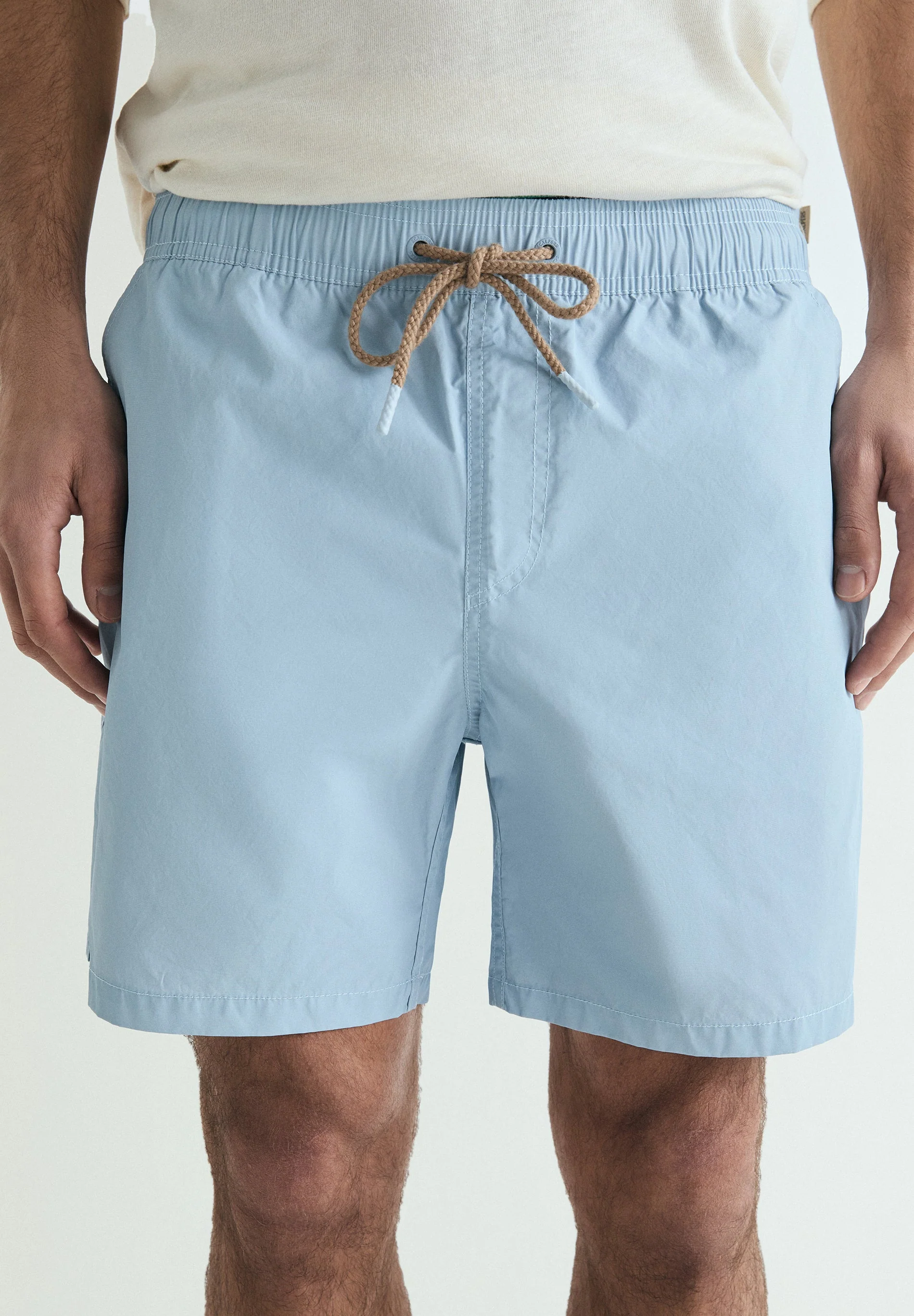 BASIC SWIMMING TRUNKS WITH POCKET - Image 2