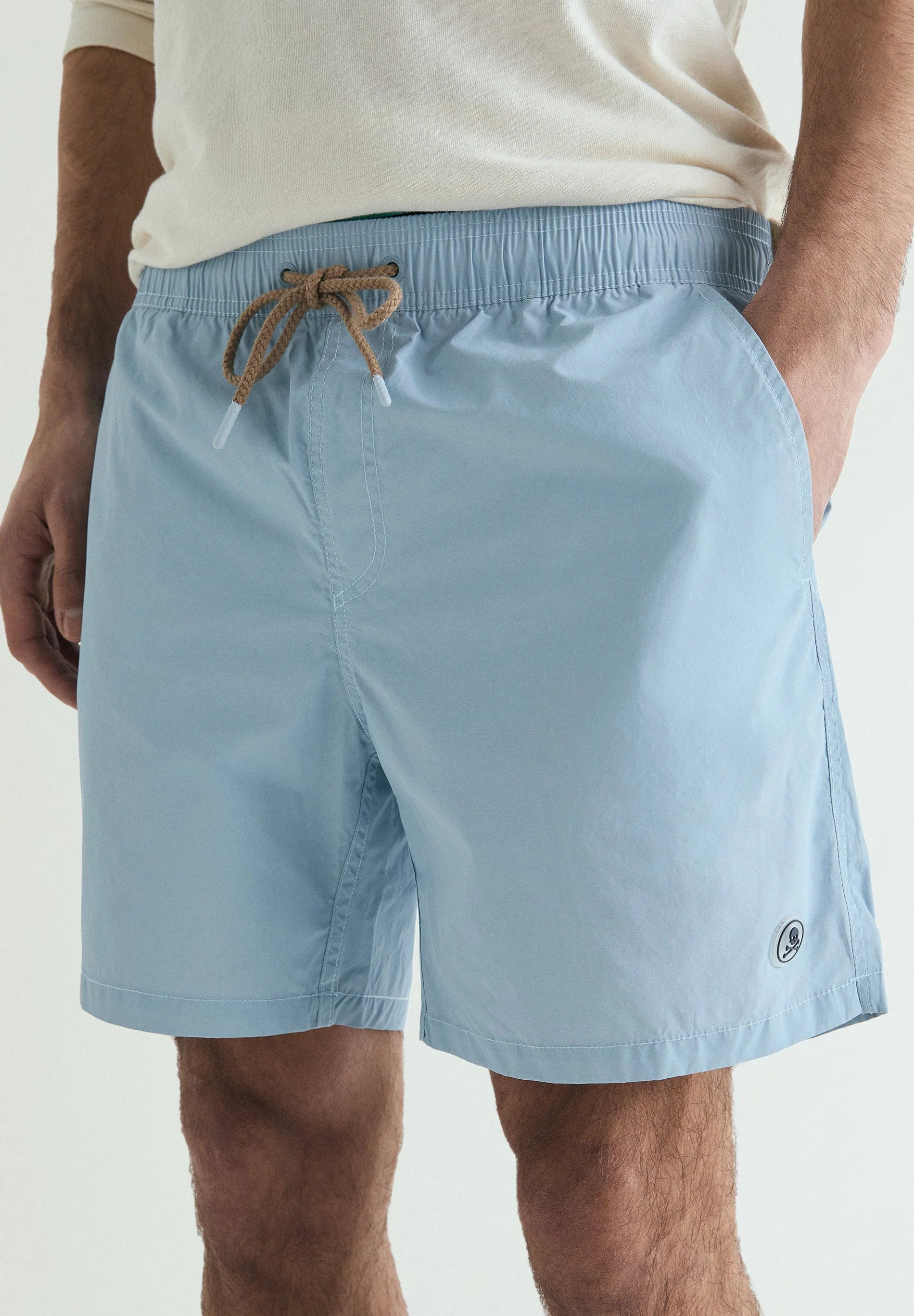 BASIC SWIMMING TRUNKS WITH POCKET - Image 4