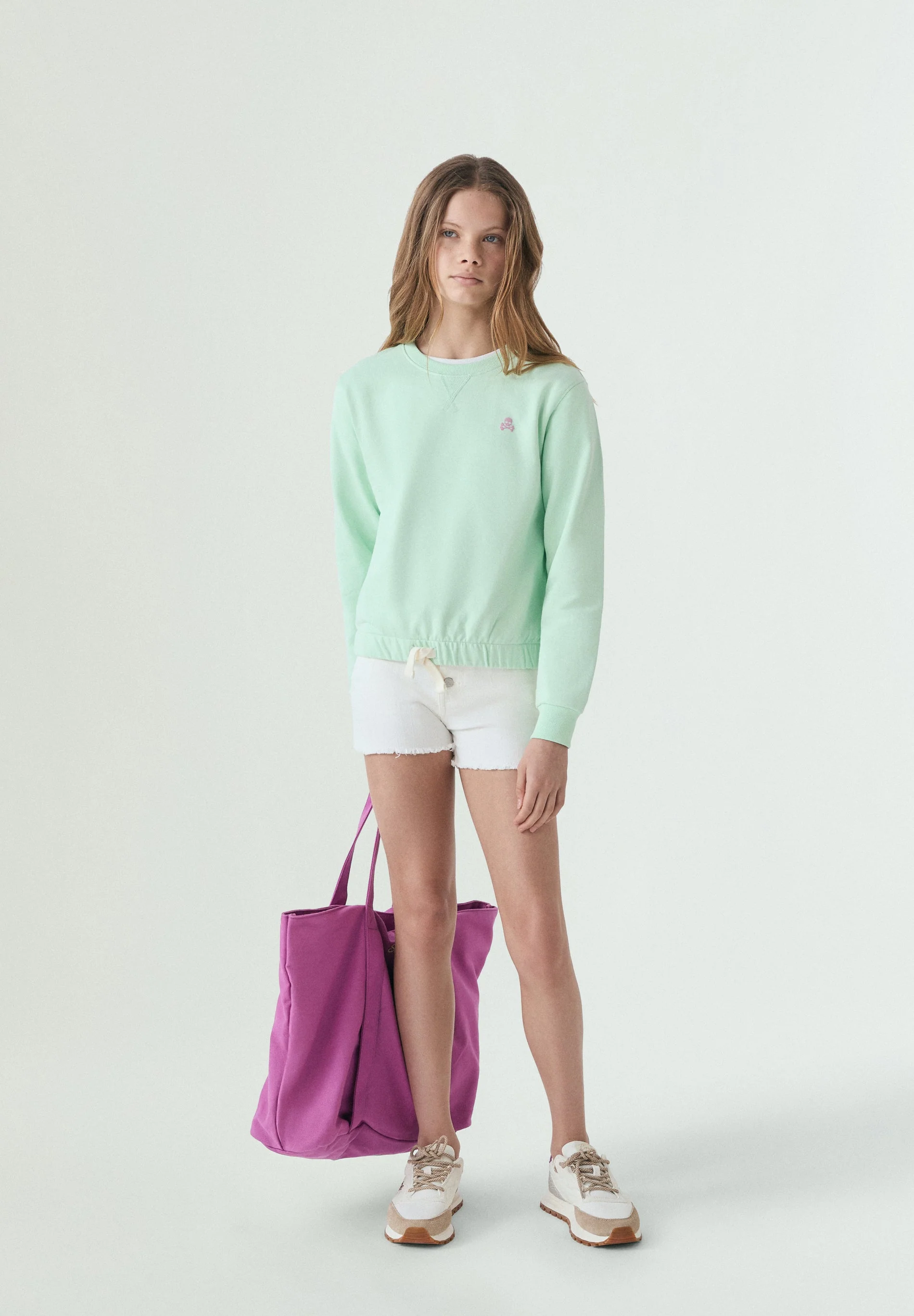 ADJUSTABLE DRAWSTRING SWEATSHIRT - Image 3