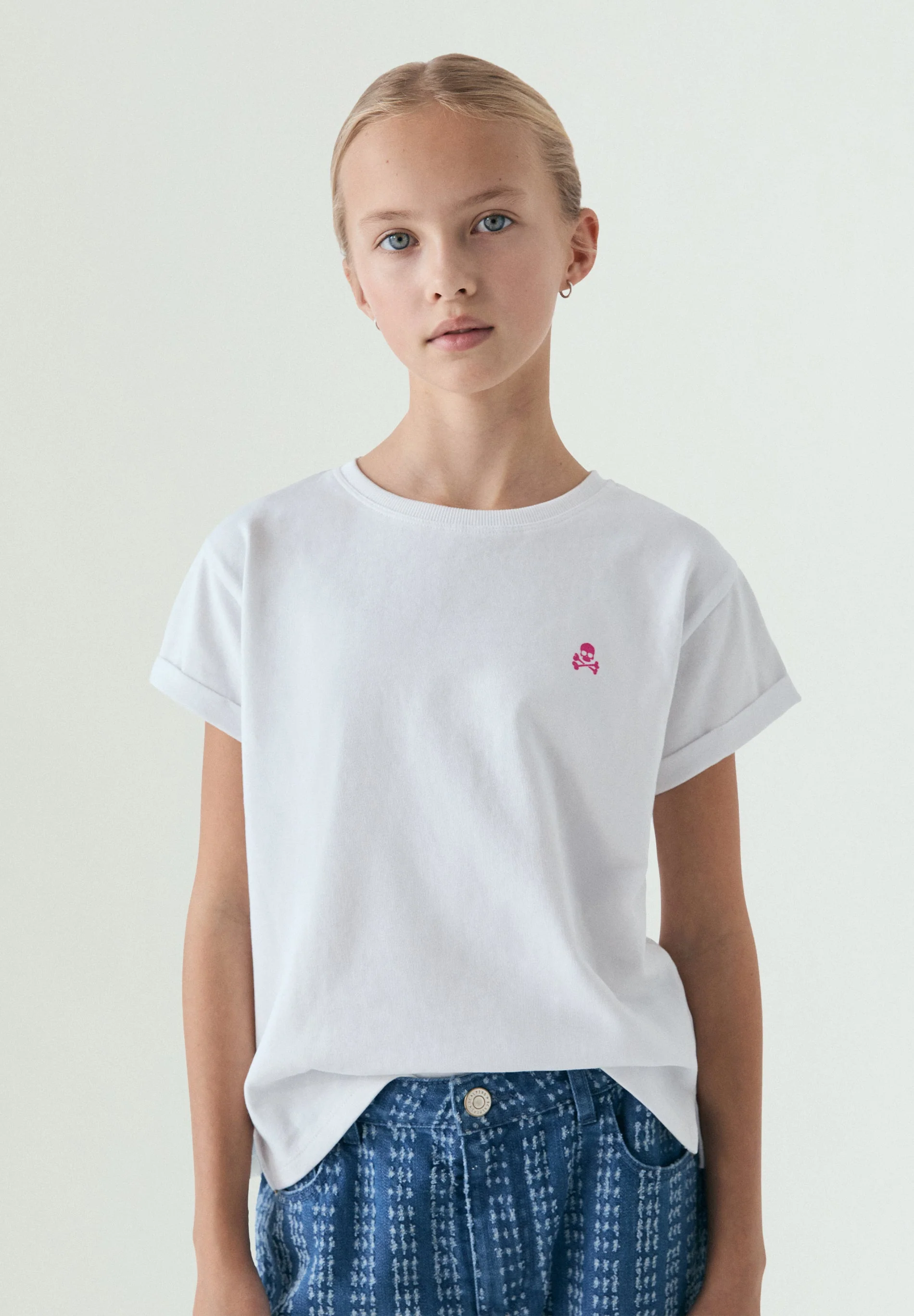 SKULL PRINT T-SHIRT - Image 2