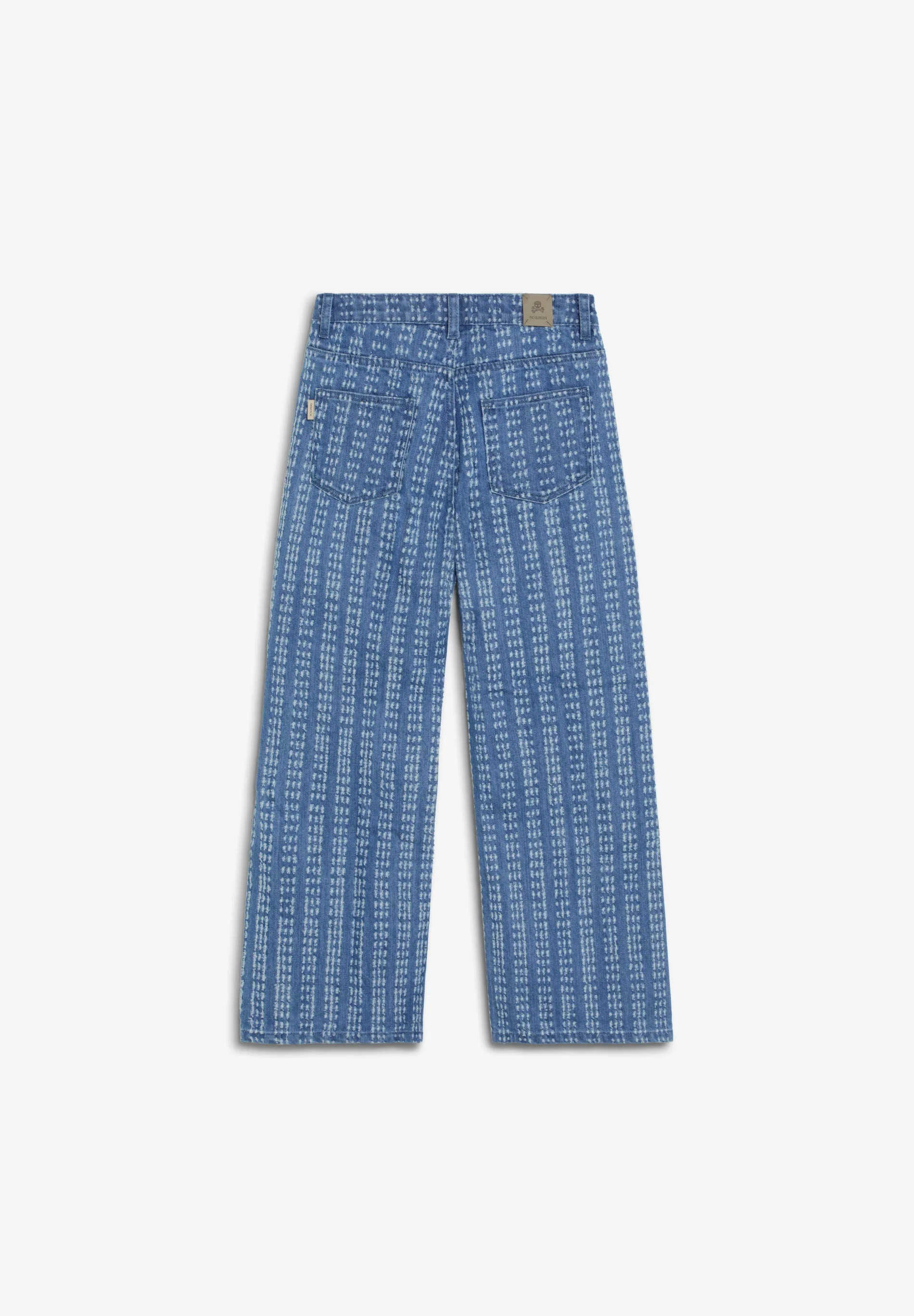 DENIM TROUSERS WITH TOPSTITCHING - Image 7