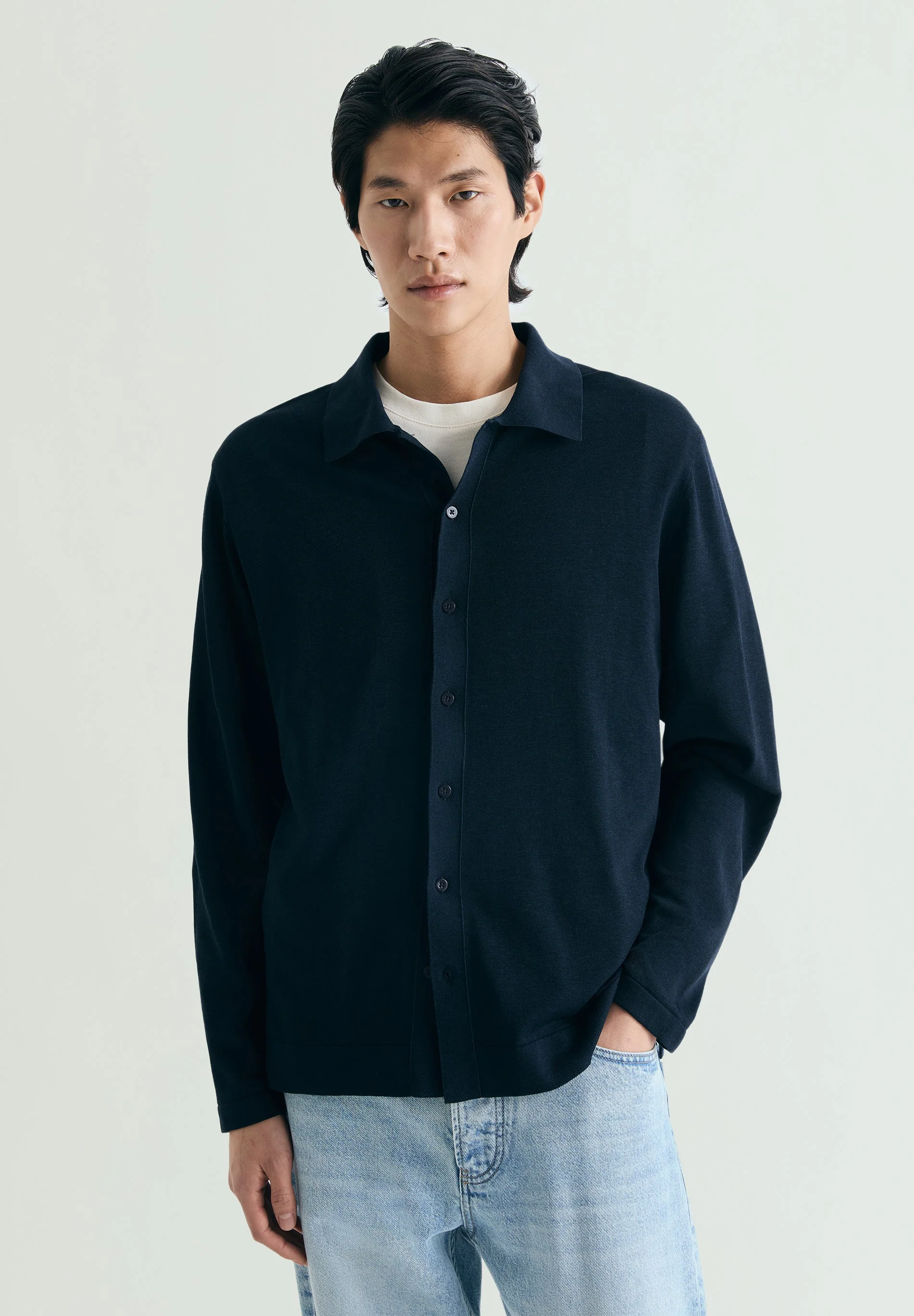 FINE KNIT CARDIGAN - Image 3