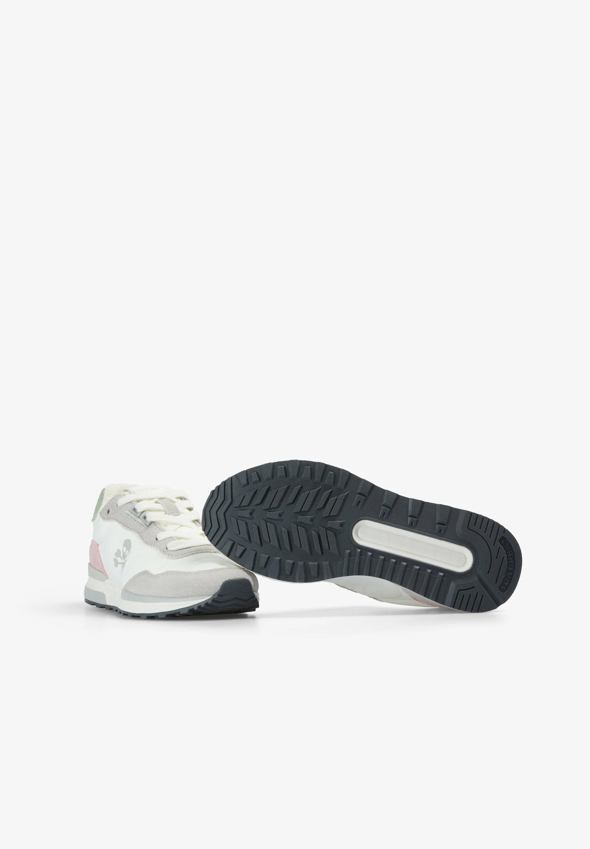 CONTRAST SPLIT SUEDE SNEAKERS - Image 4