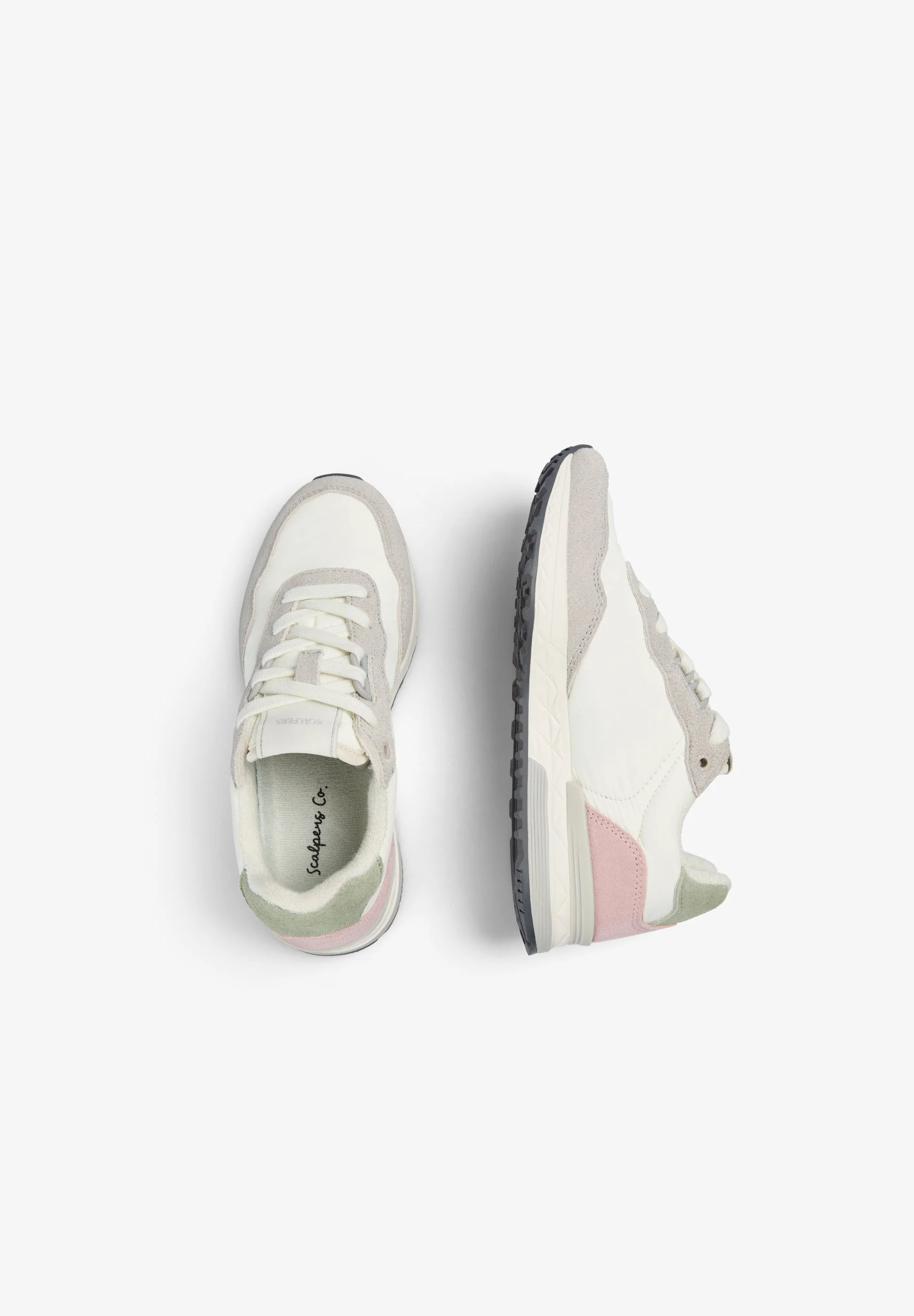 CONTRAST SPLIT SUEDE SNEAKERS - Image 8