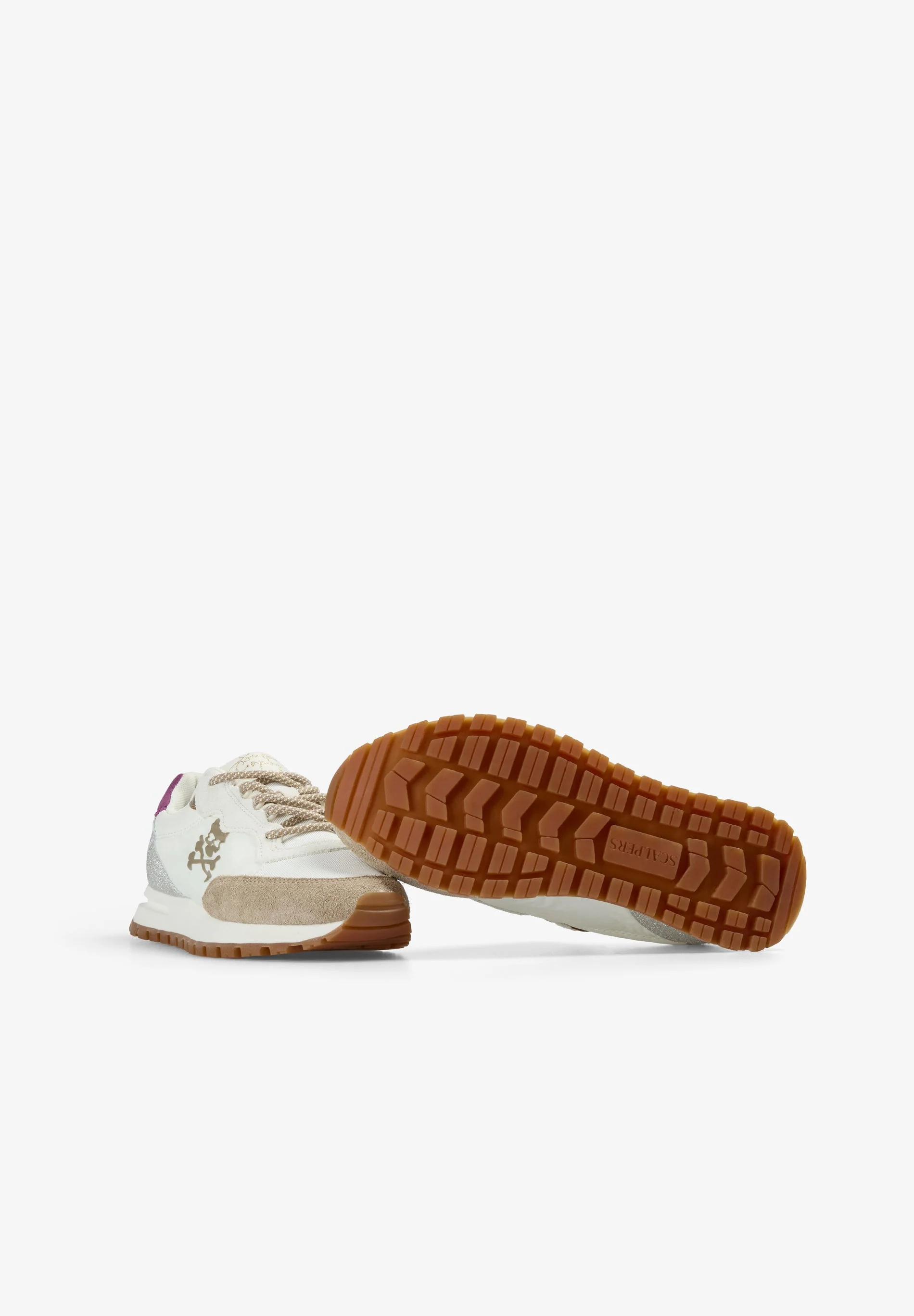 CONTRAST SPLIT SUEDE SNEAKERS - Image 4