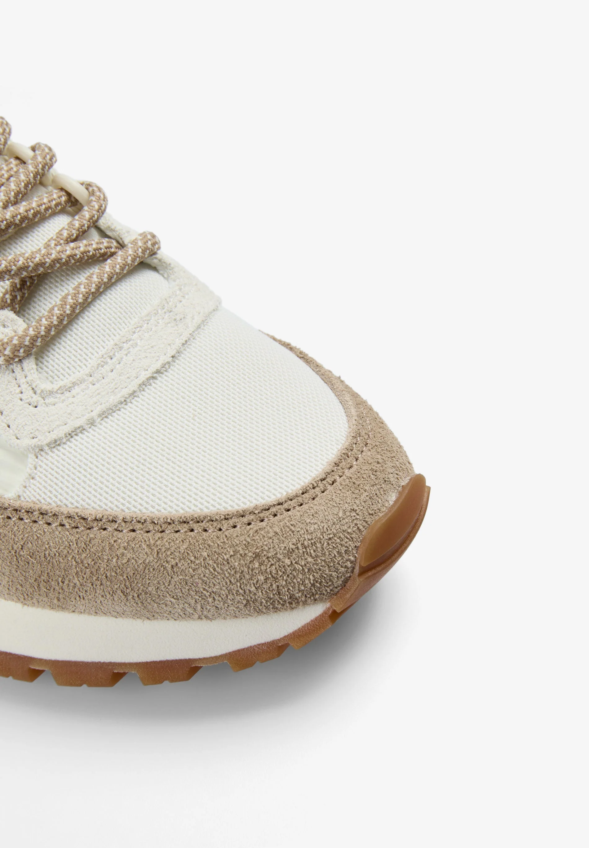 CONTRAST SPLIT SUEDE SNEAKERS - Image 7