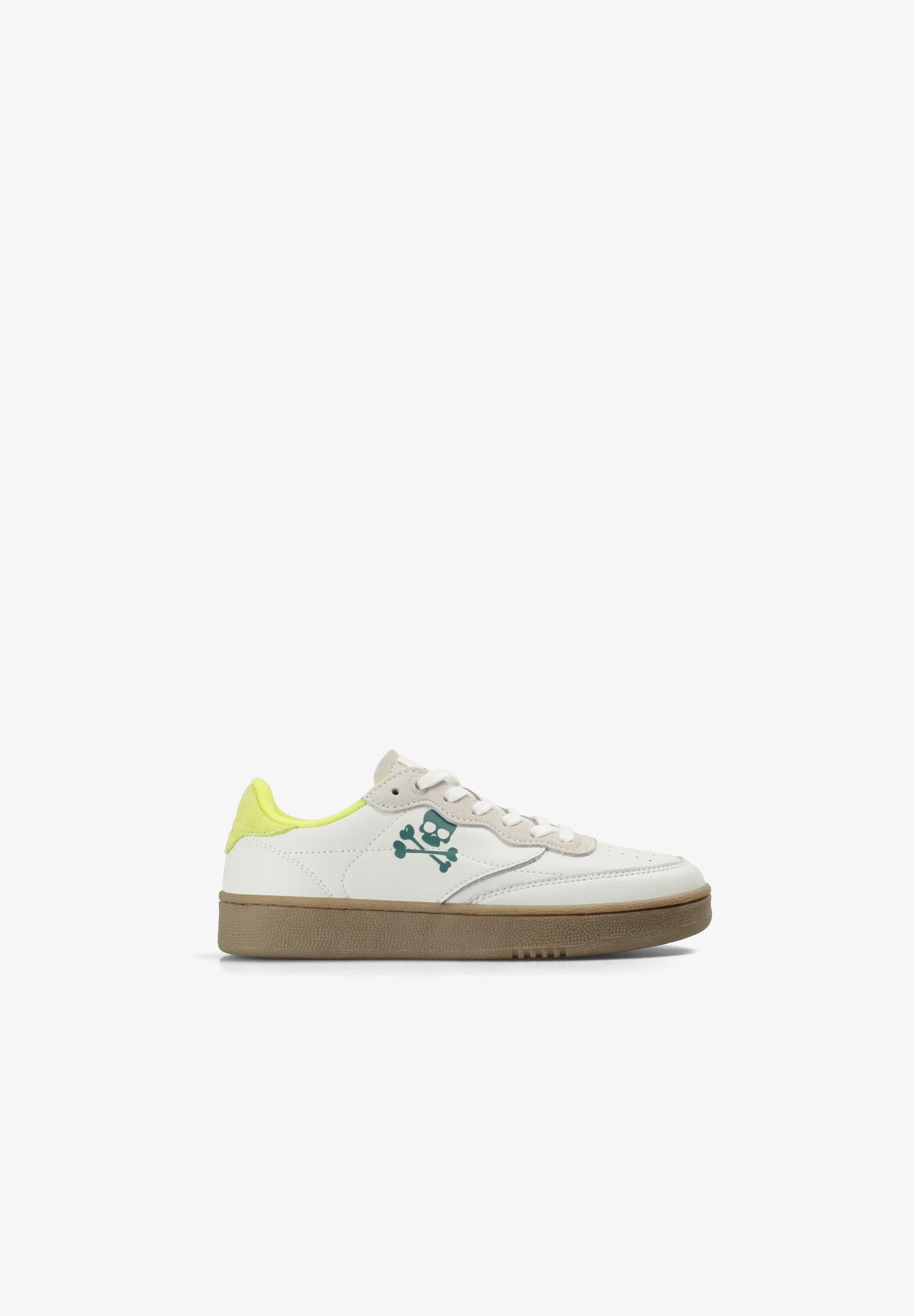 SNEAKERS WITH NEON SKULL DETAIL