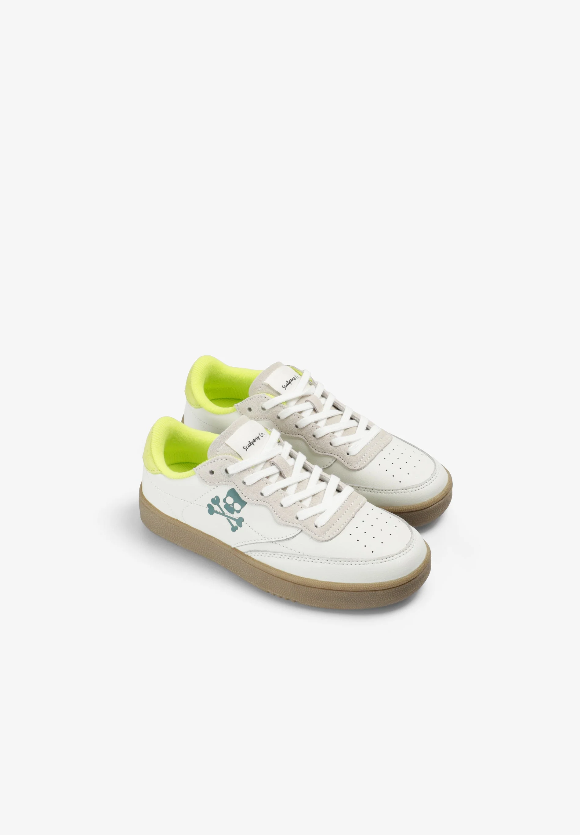 SNEAKERS WITH NEON SKULL DETAIL - Image 2