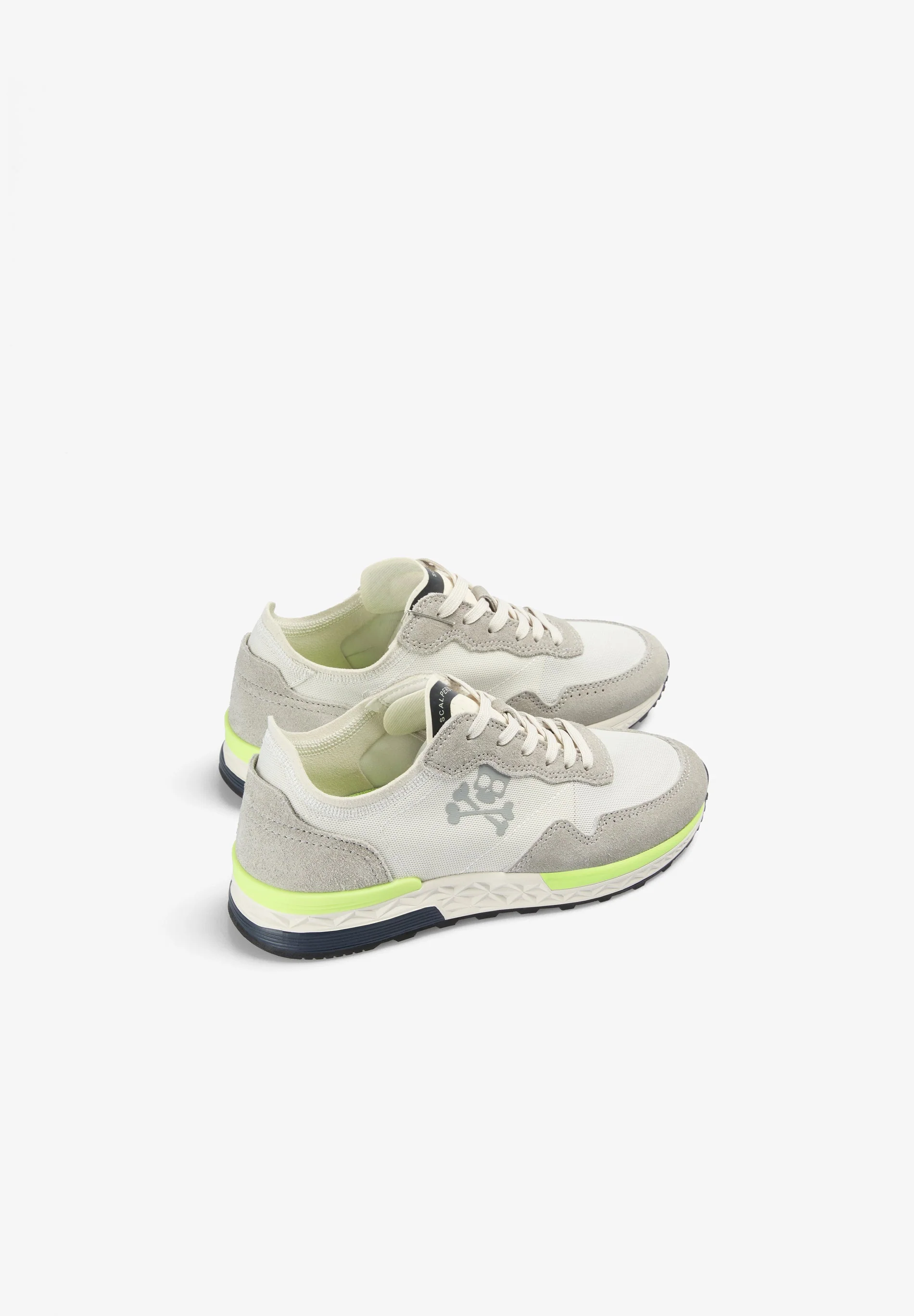 CONTRAST LIME RETRO SNEAKERS - Image 3
